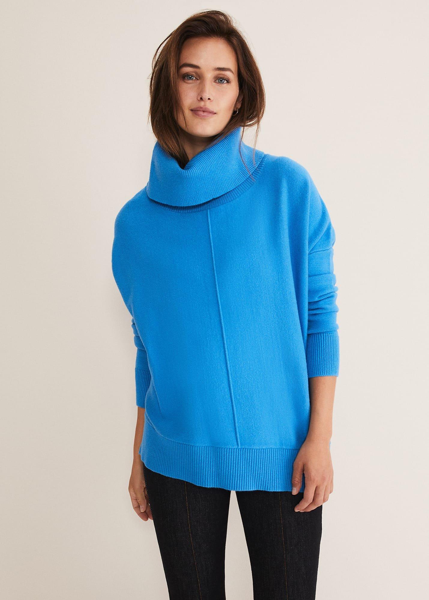 Annika Asymmetric Hem Chunky Jumper