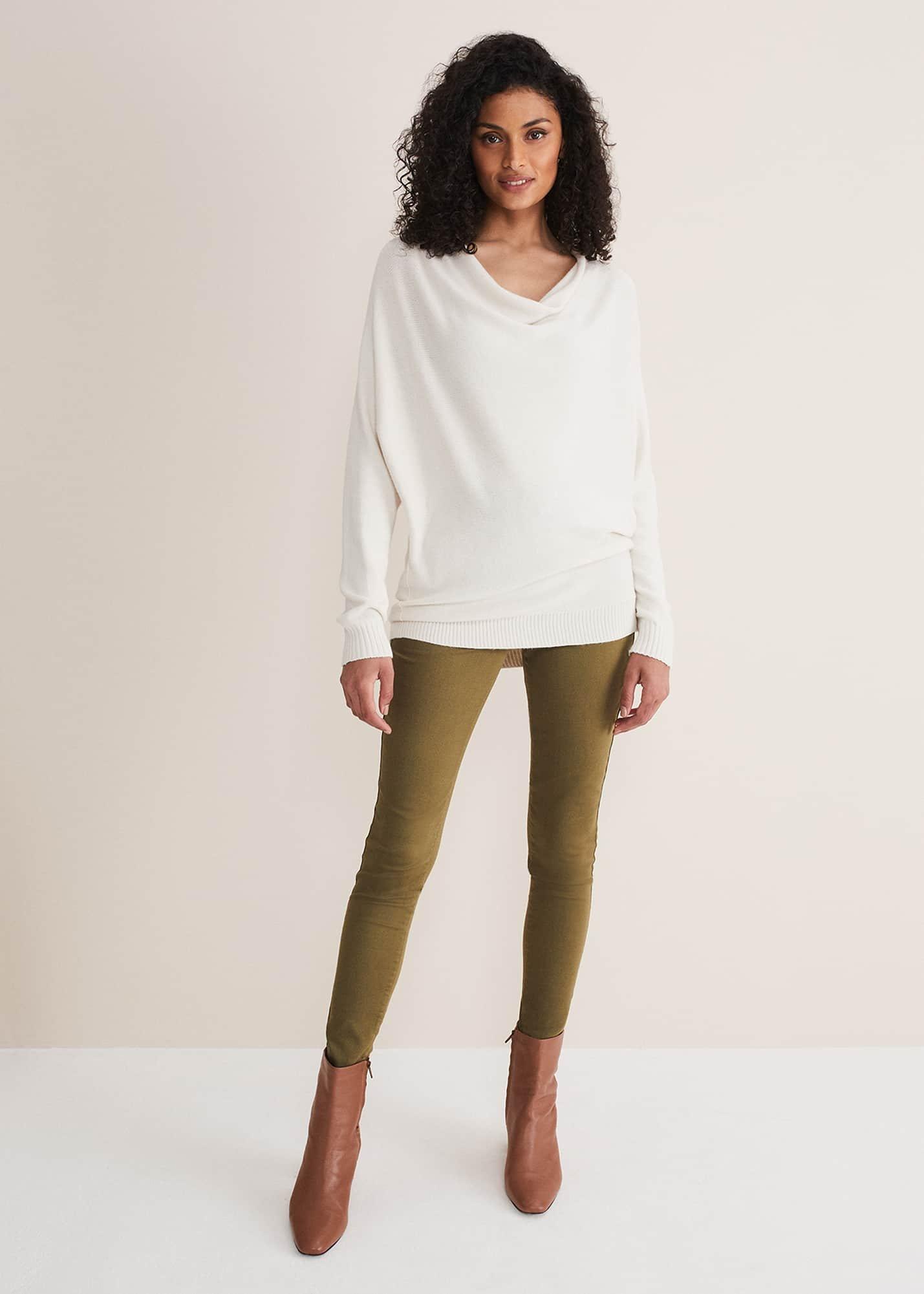 Layra Cowl Neck Knit Top