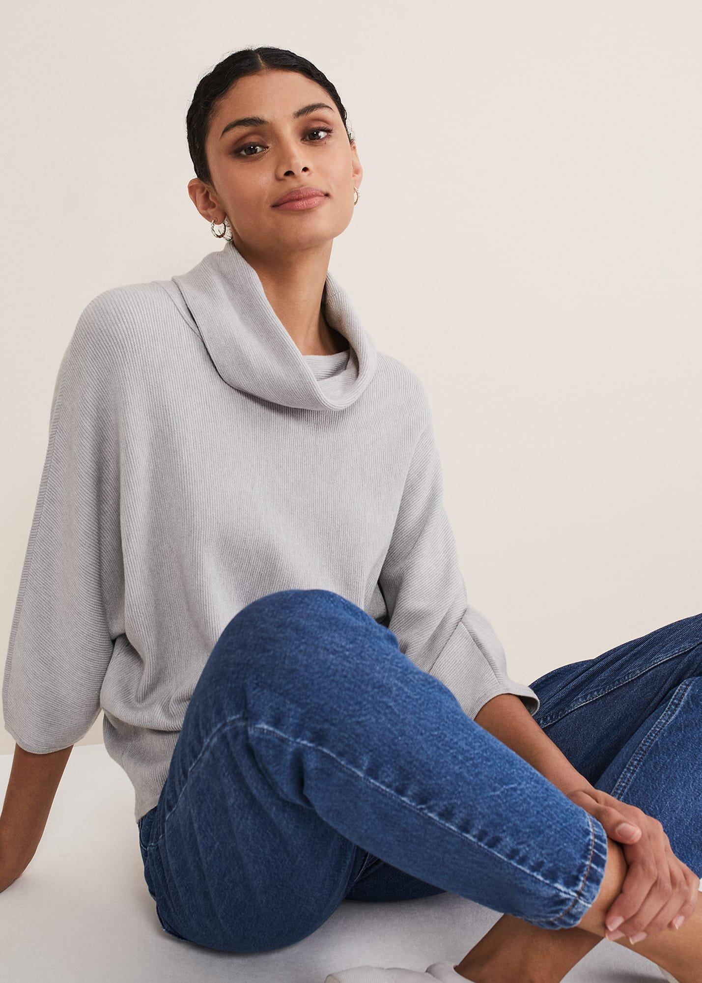 Camillan Cowl Neck Knit Jumper