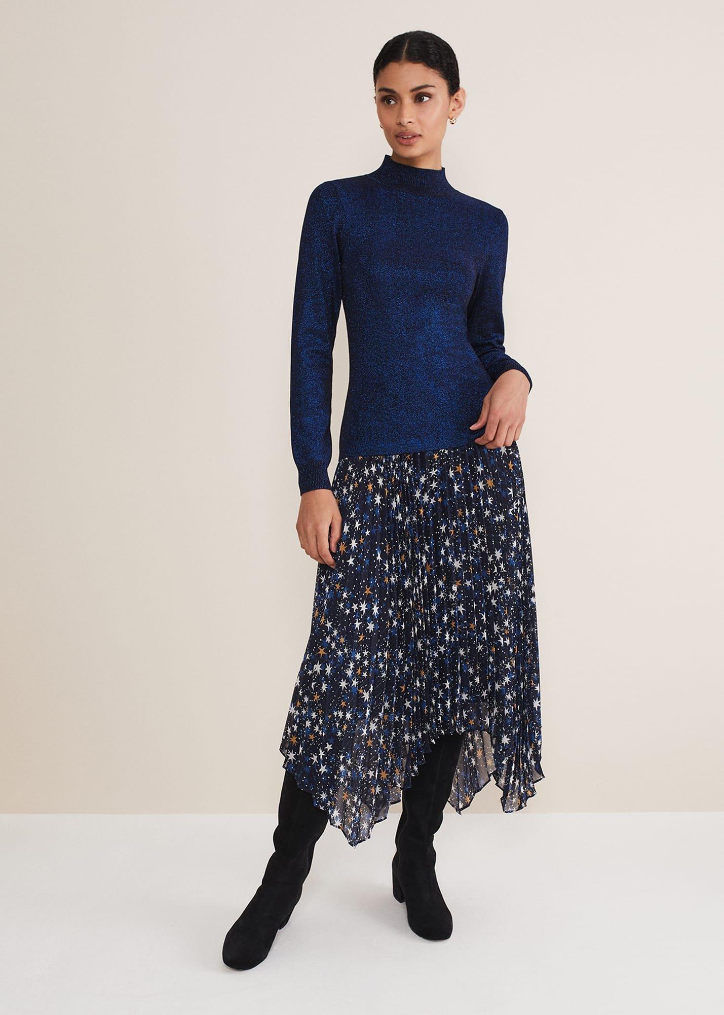 Gwyneth Lurex Knitted Jumper
