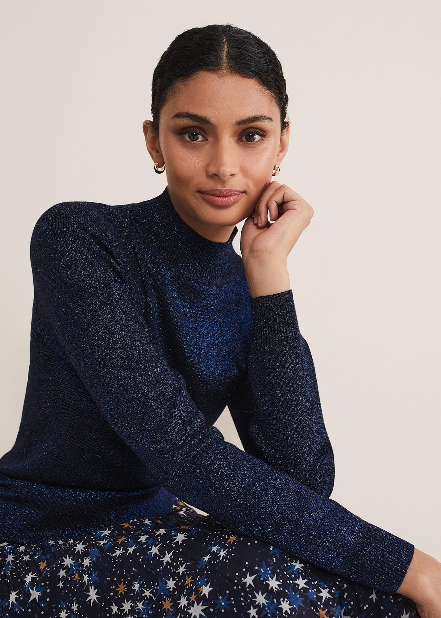 Gwyneth Lurex Knitted Jumper
