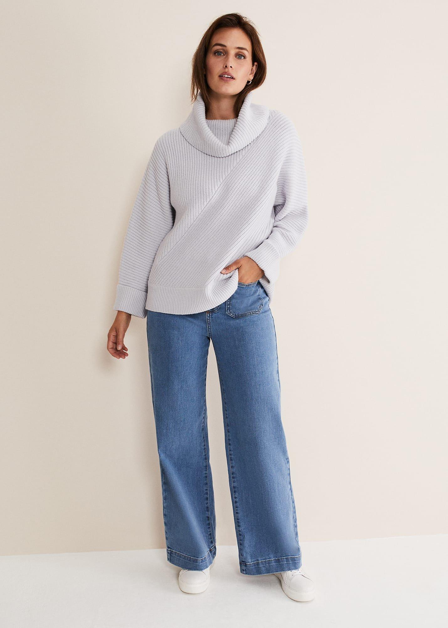 Suri Cowl Neck Knit Jumper