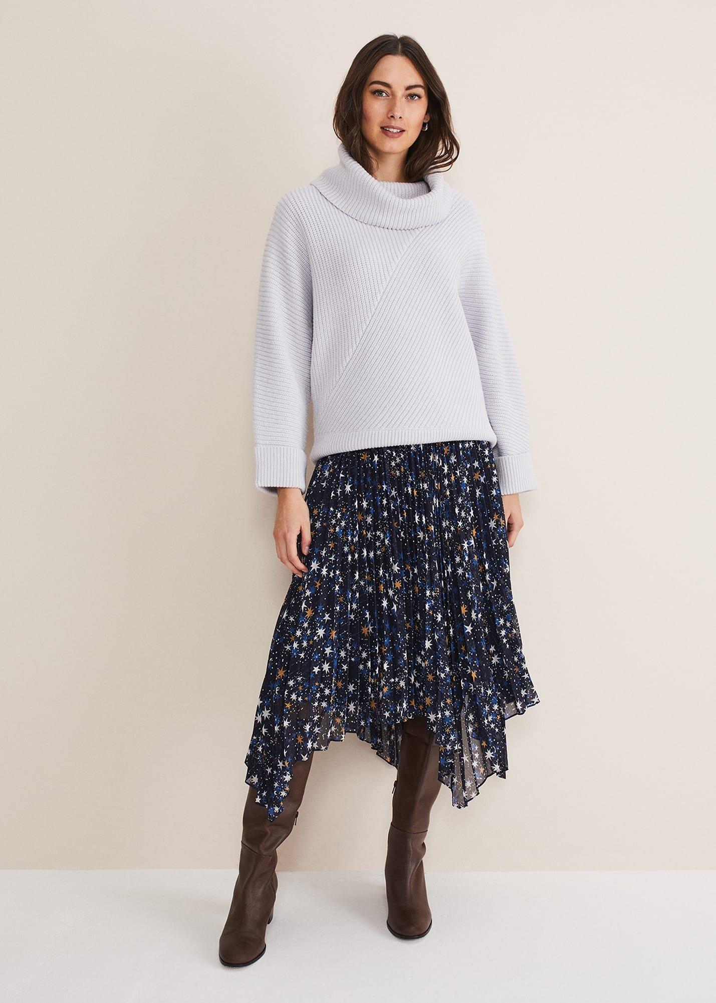 Suri Cowl Neck Knit Jumper