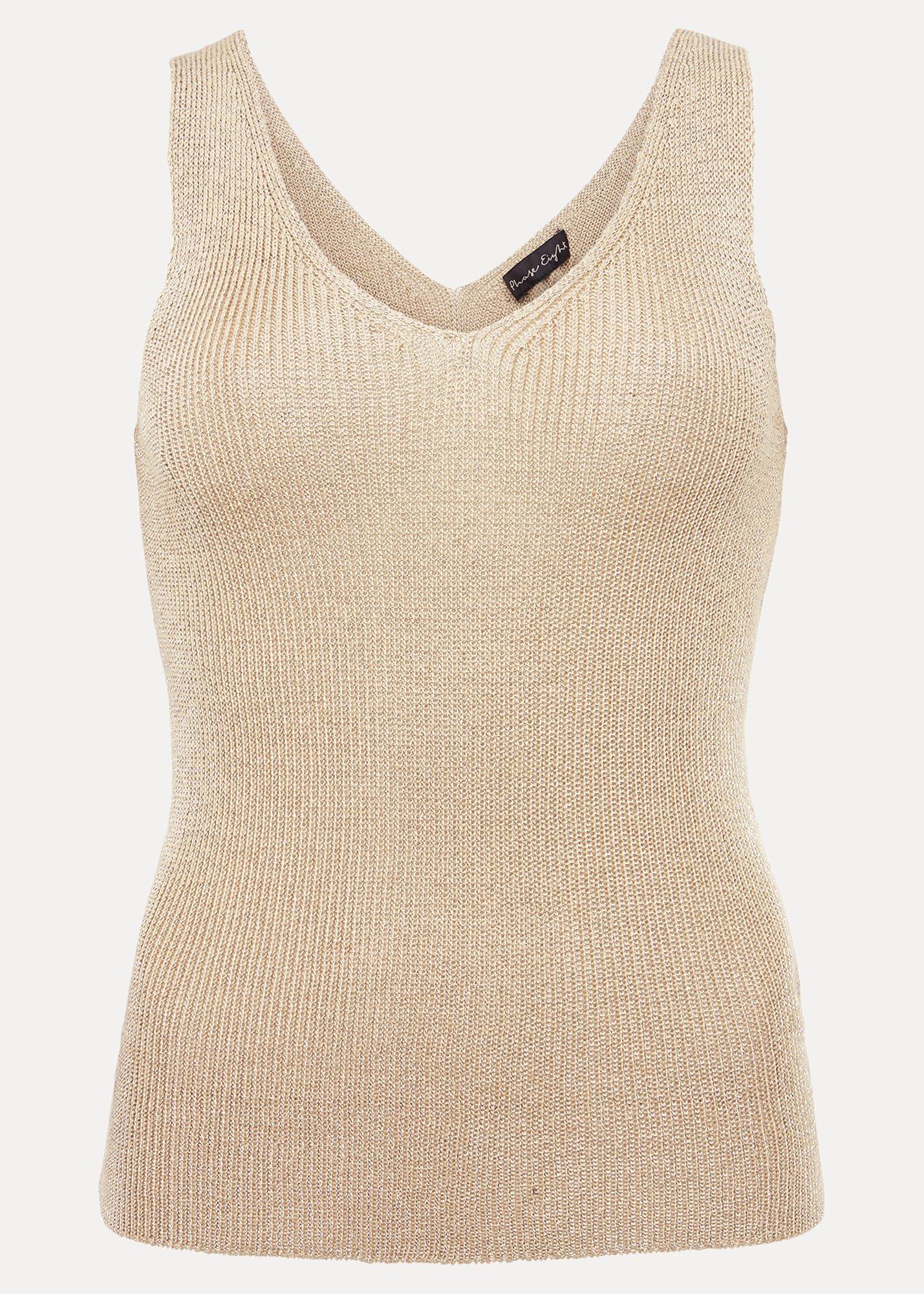 Cassia Metallic Knitted Vest