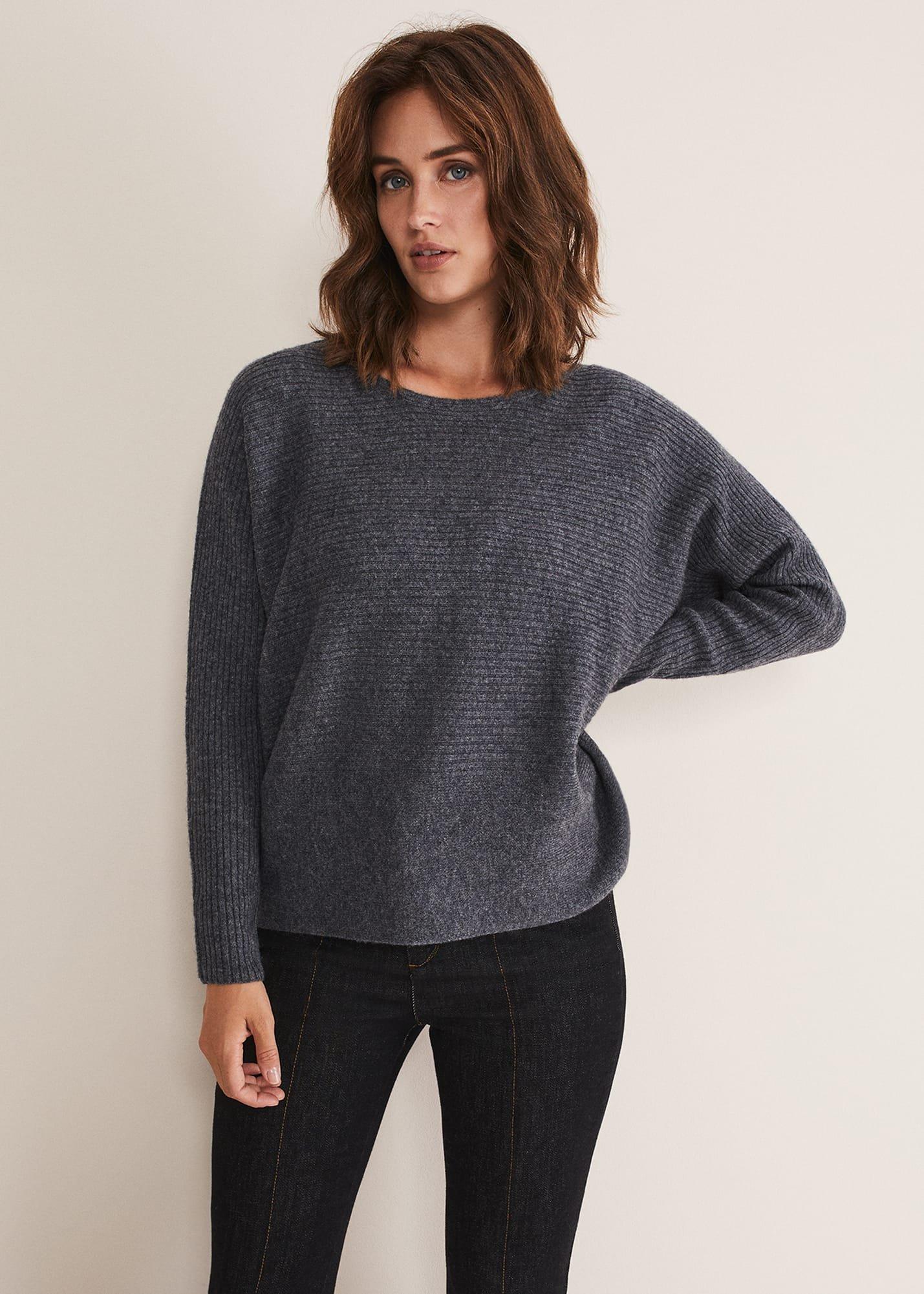 Isabella Ripple Wool Cashmere Jumper