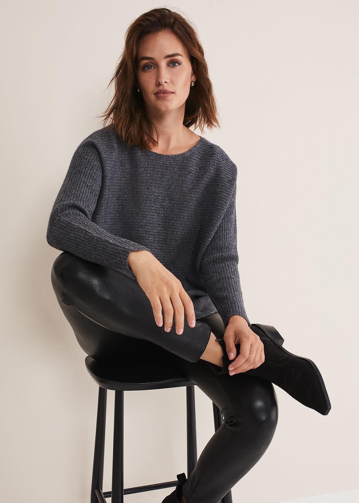 Isabella Ripple Wool Cashmere Jumper