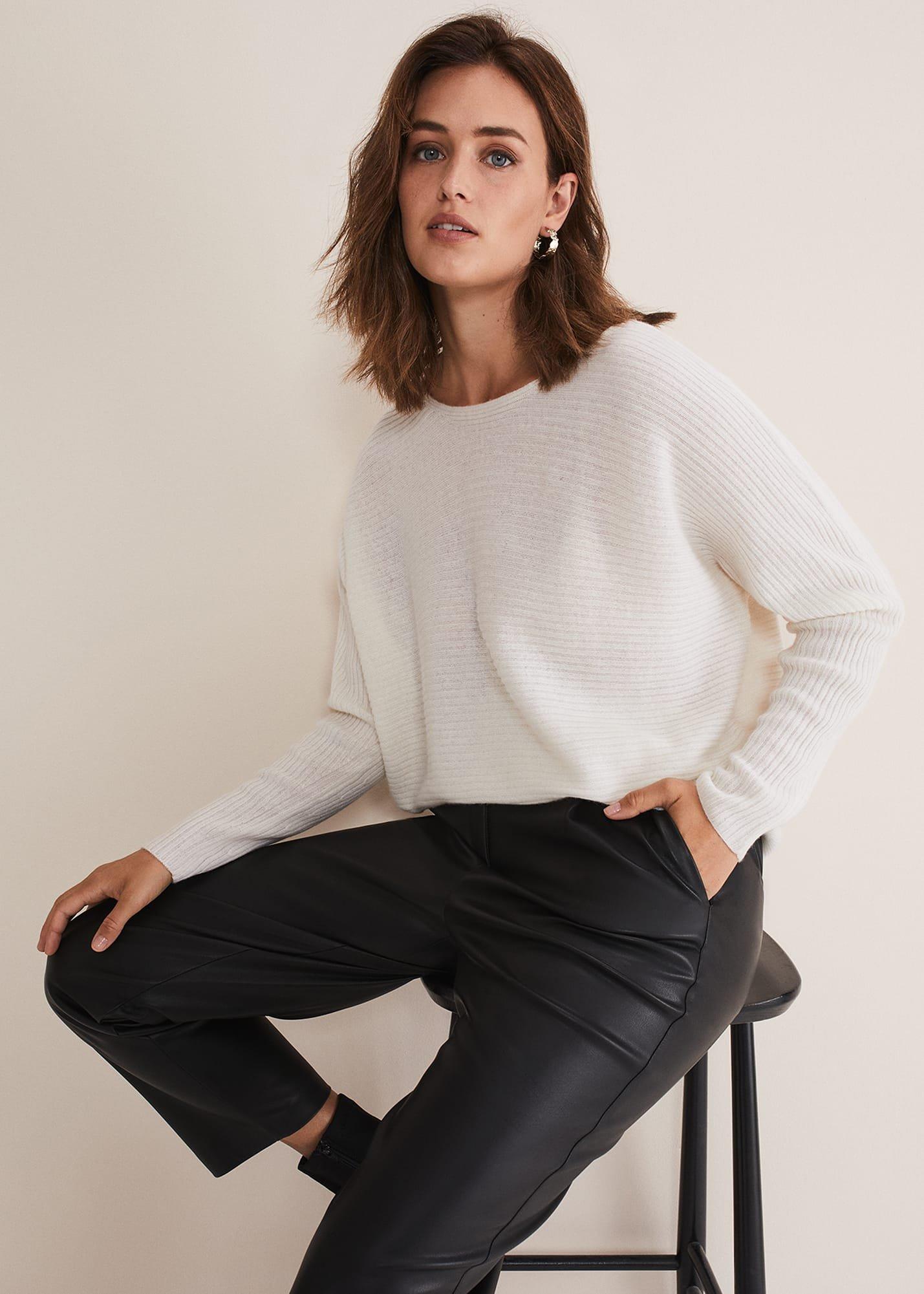 Isabella Ripple Wool Cashmere Jumper