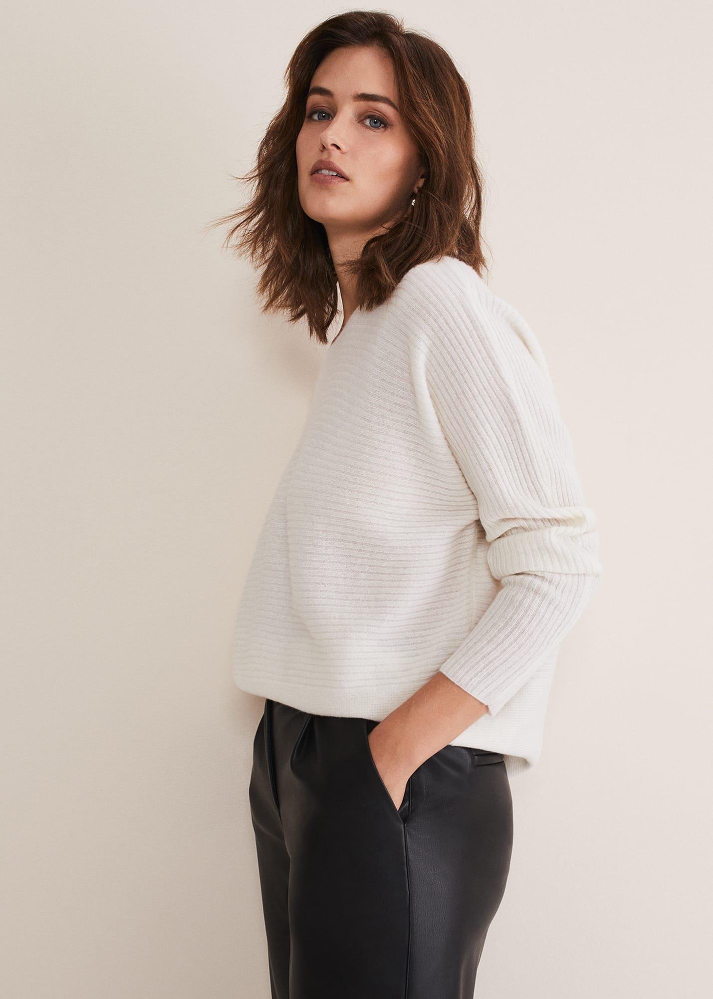 Isabella Ripple Wool Cashmere Jumper