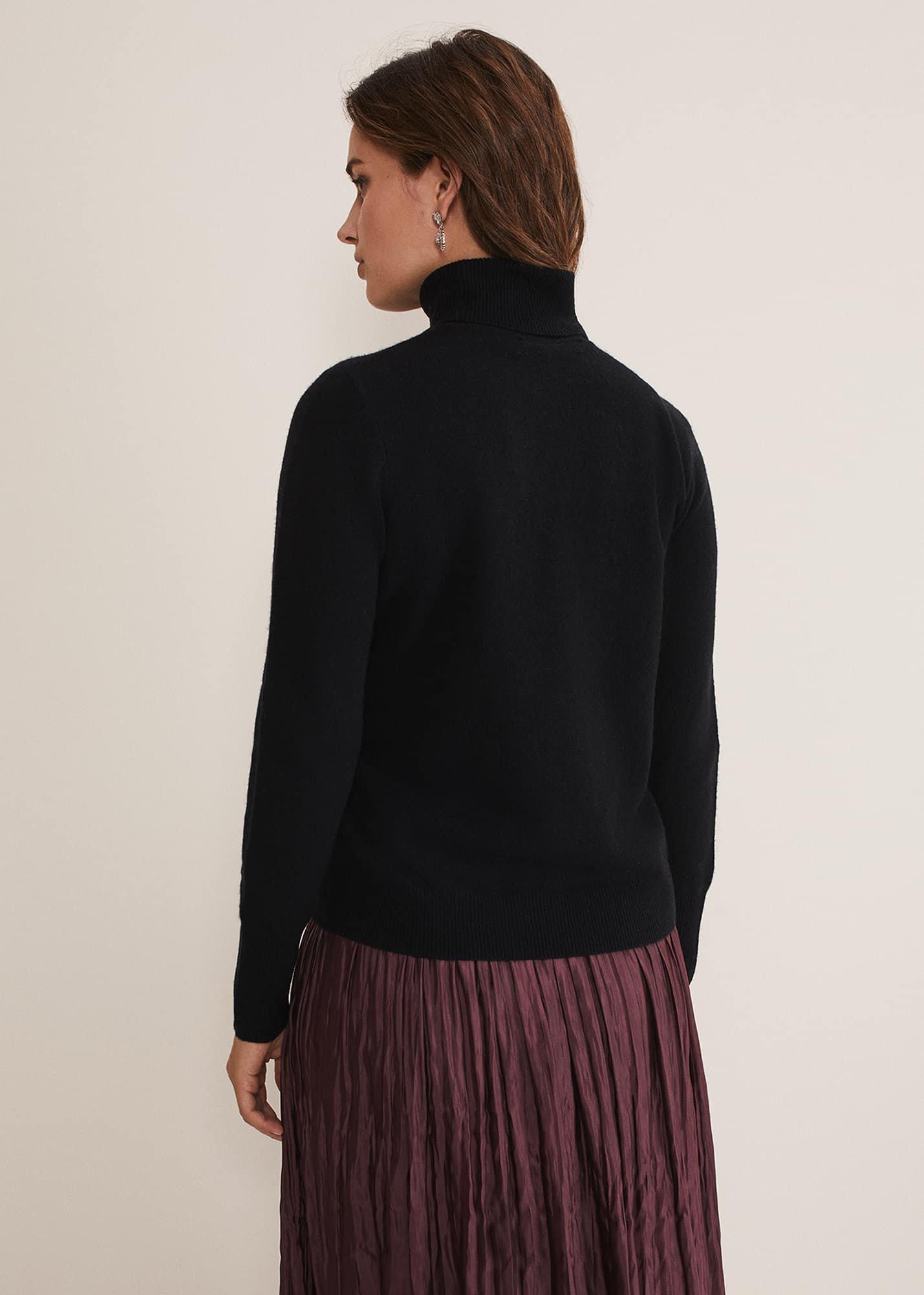 Cressida Wool Cashmere Roll Neck
