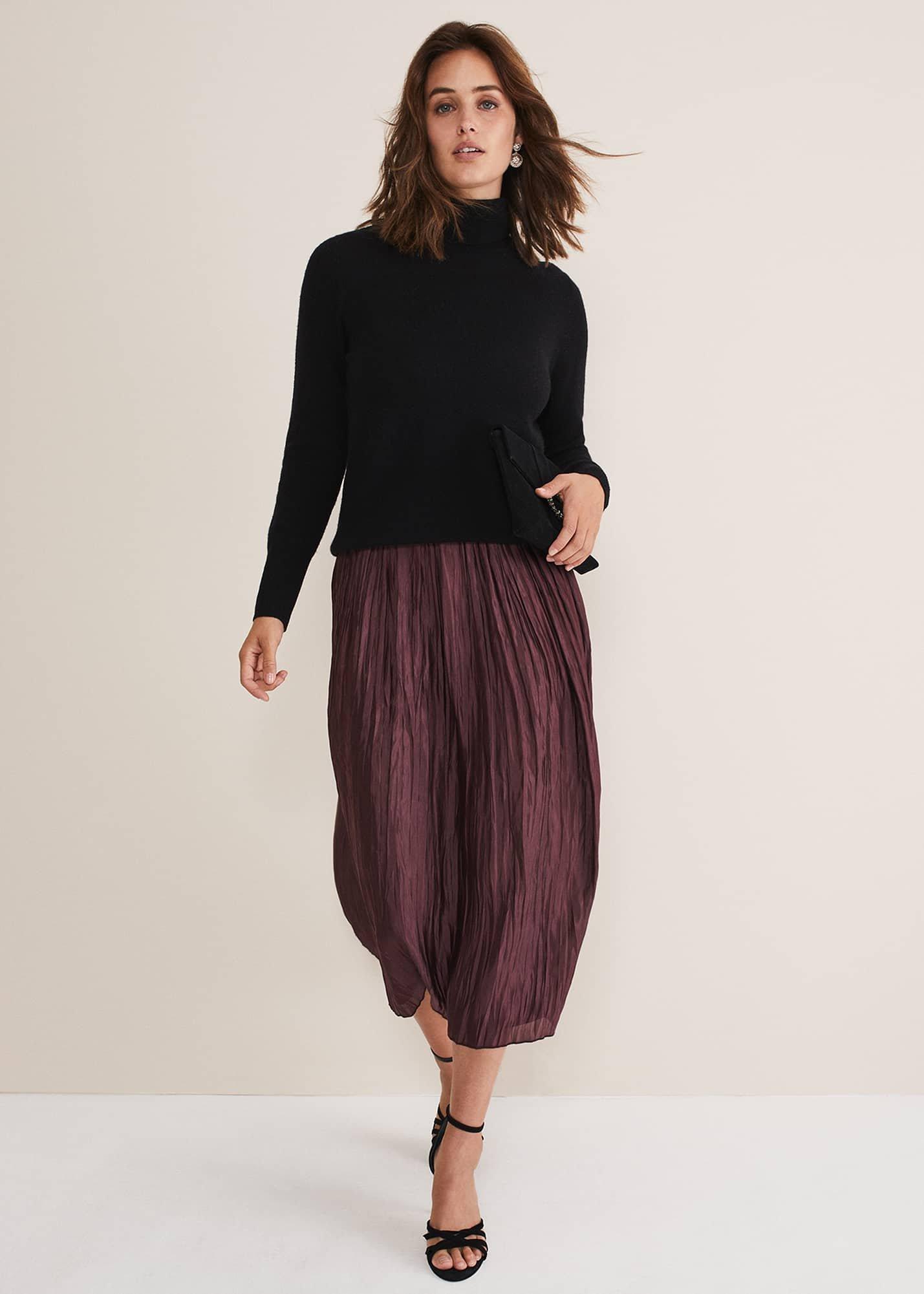 Cressida Wool Cashmere Roll Neck