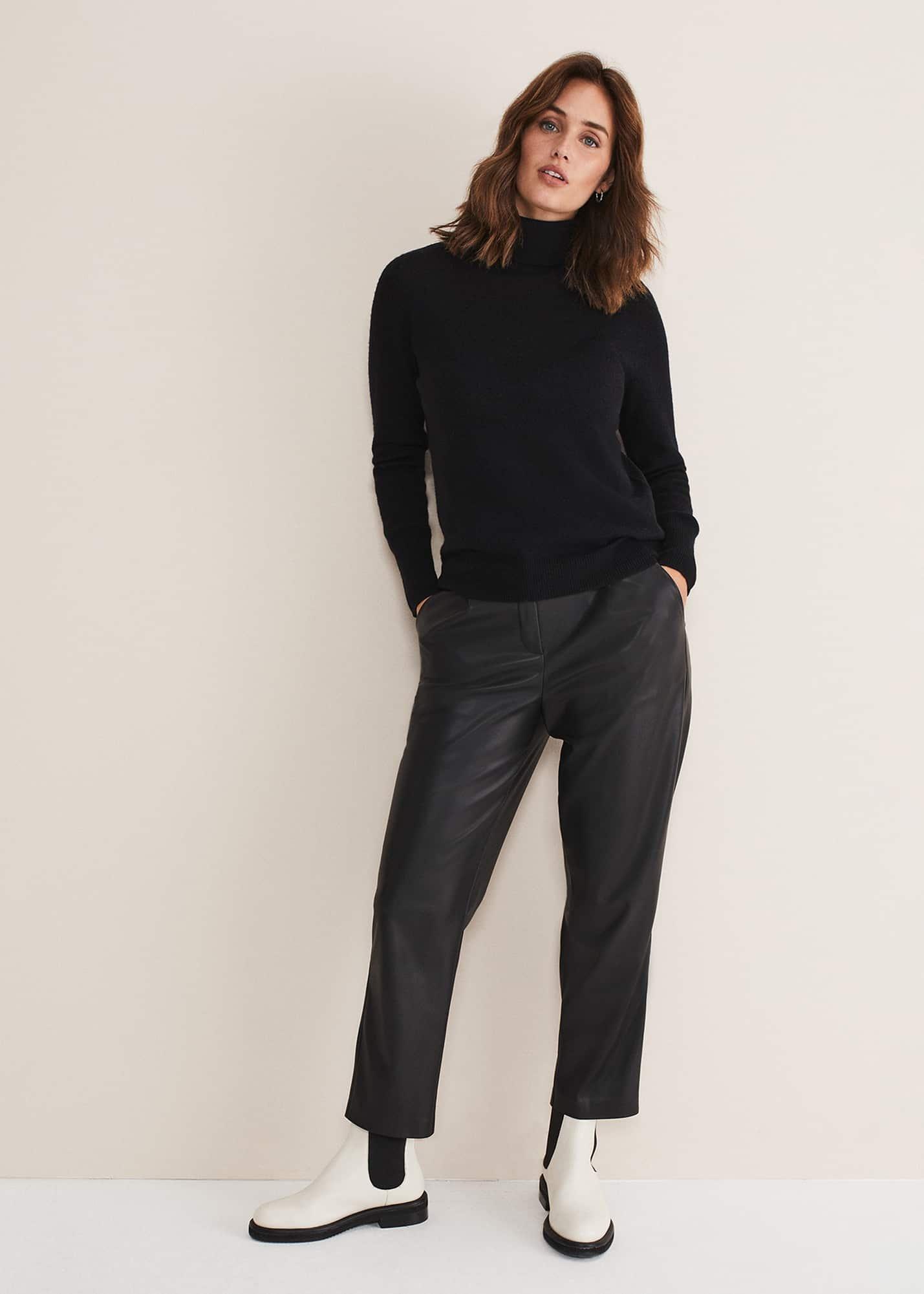 Cressida Wool Cashmere Roll Neck