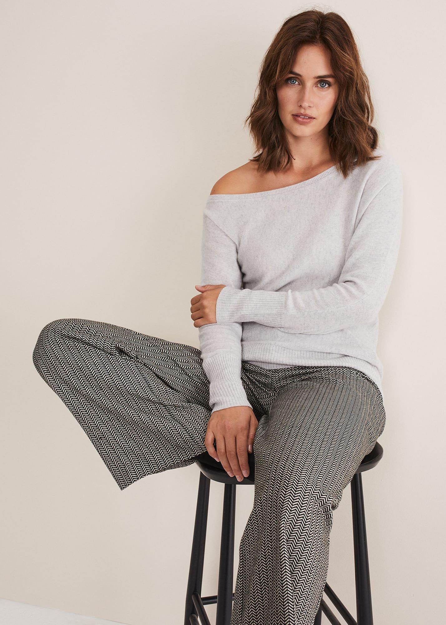 Sienna Wool Cashmere Asymmetric Jumper
