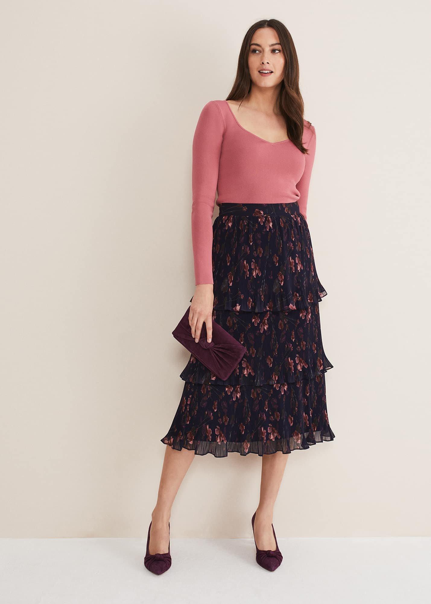 Azura Sweetheart Neck Knit Top