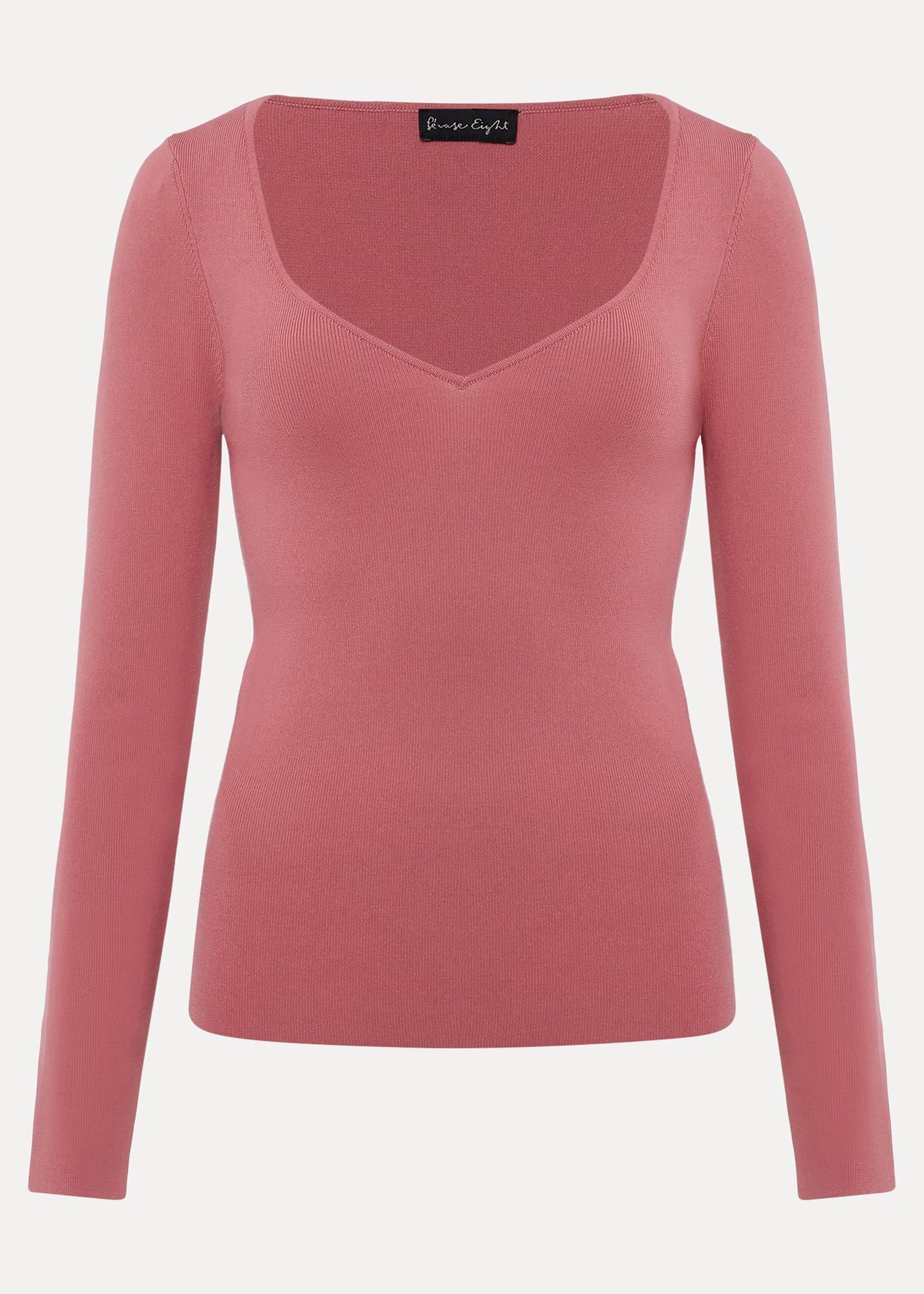 Azura Sweetheart Neck Knit Top