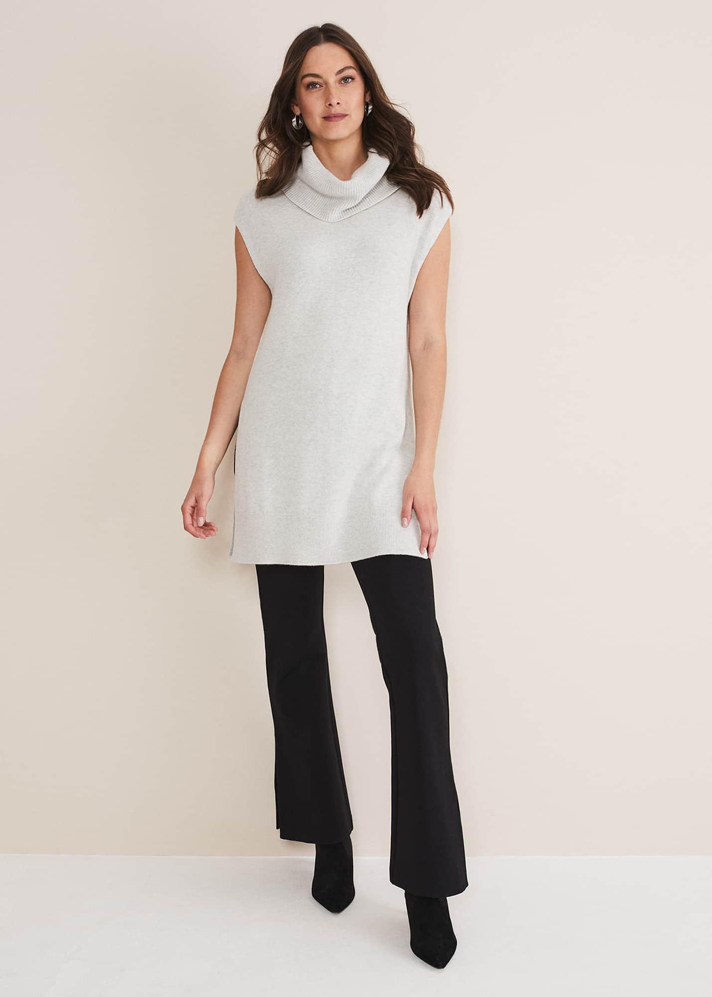 Kysa Knitted Sleeveless Tunic