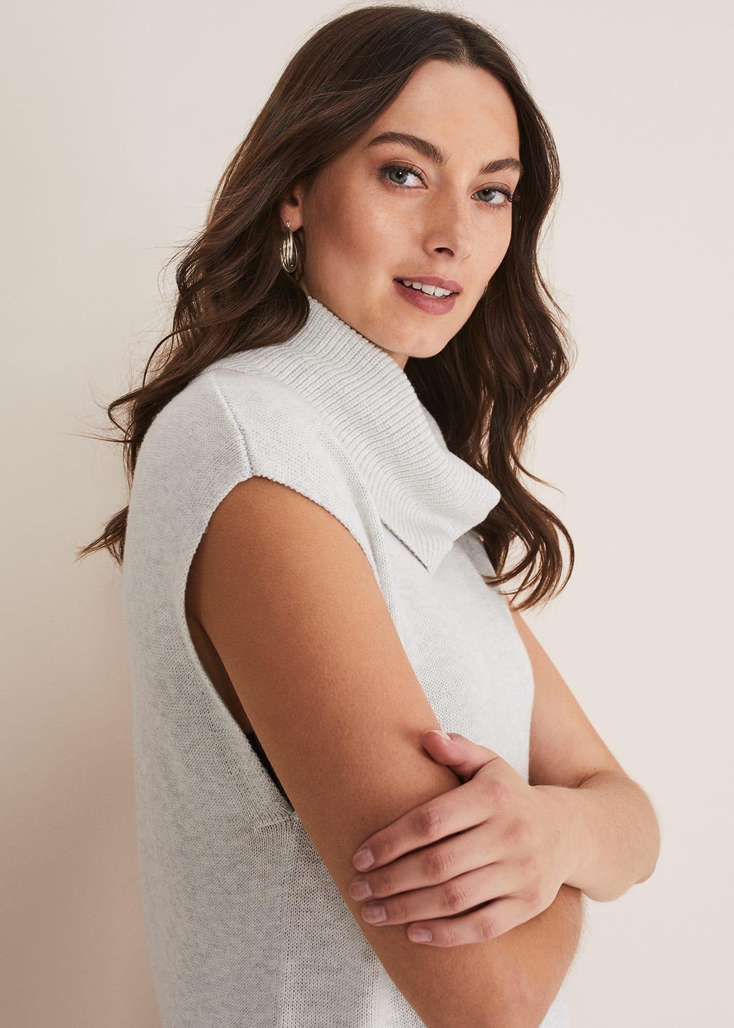 Kysa Knitted Sleeveless Tunic