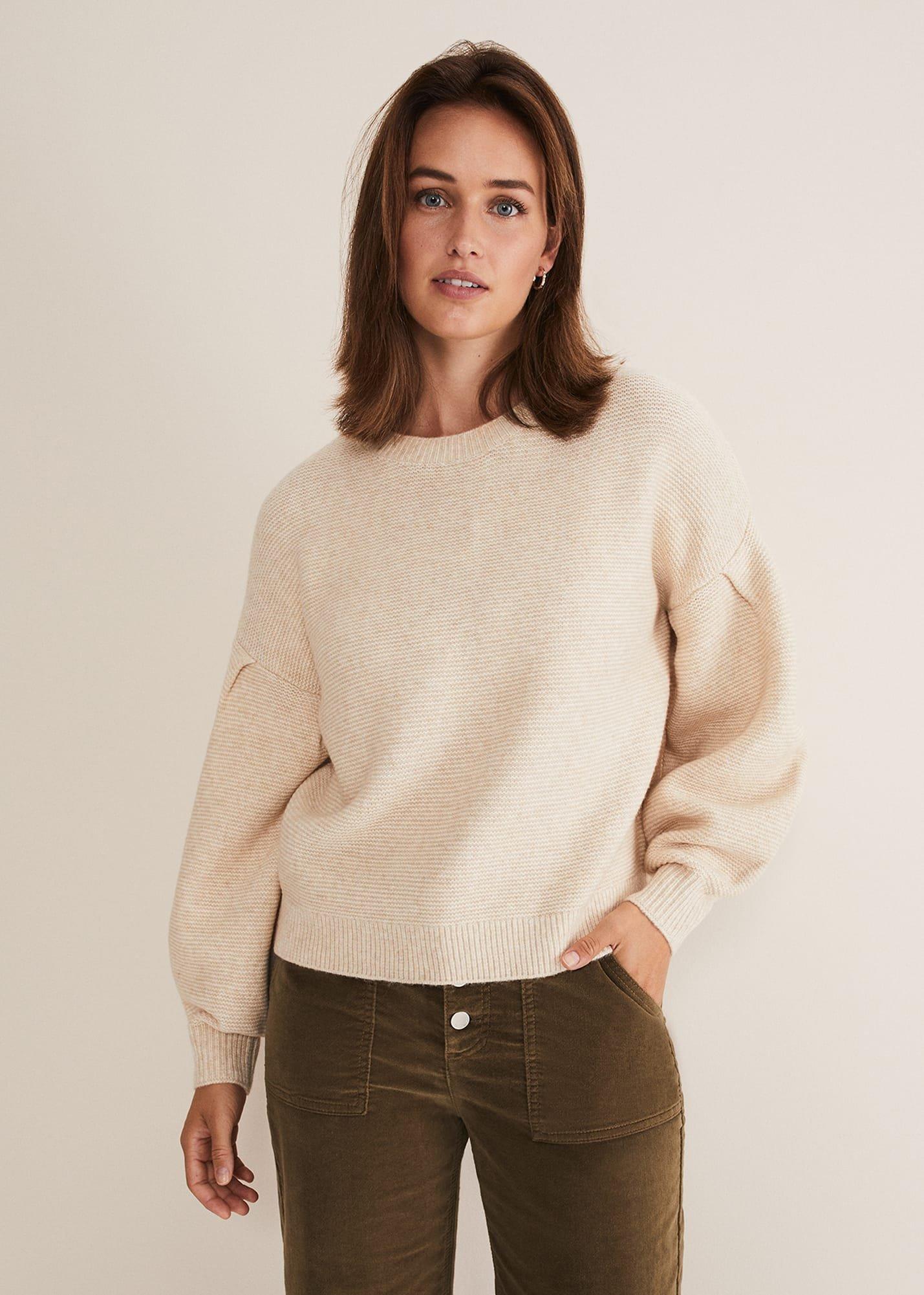 Afia Bell Sleeve Knitted Jumper