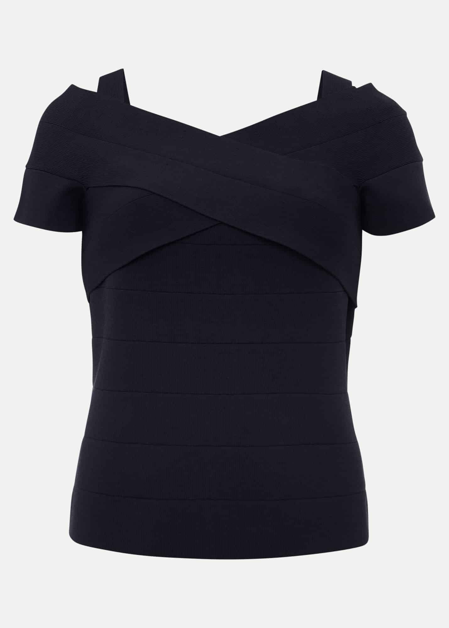 Jasmine Bardot Knitted Bandage Top