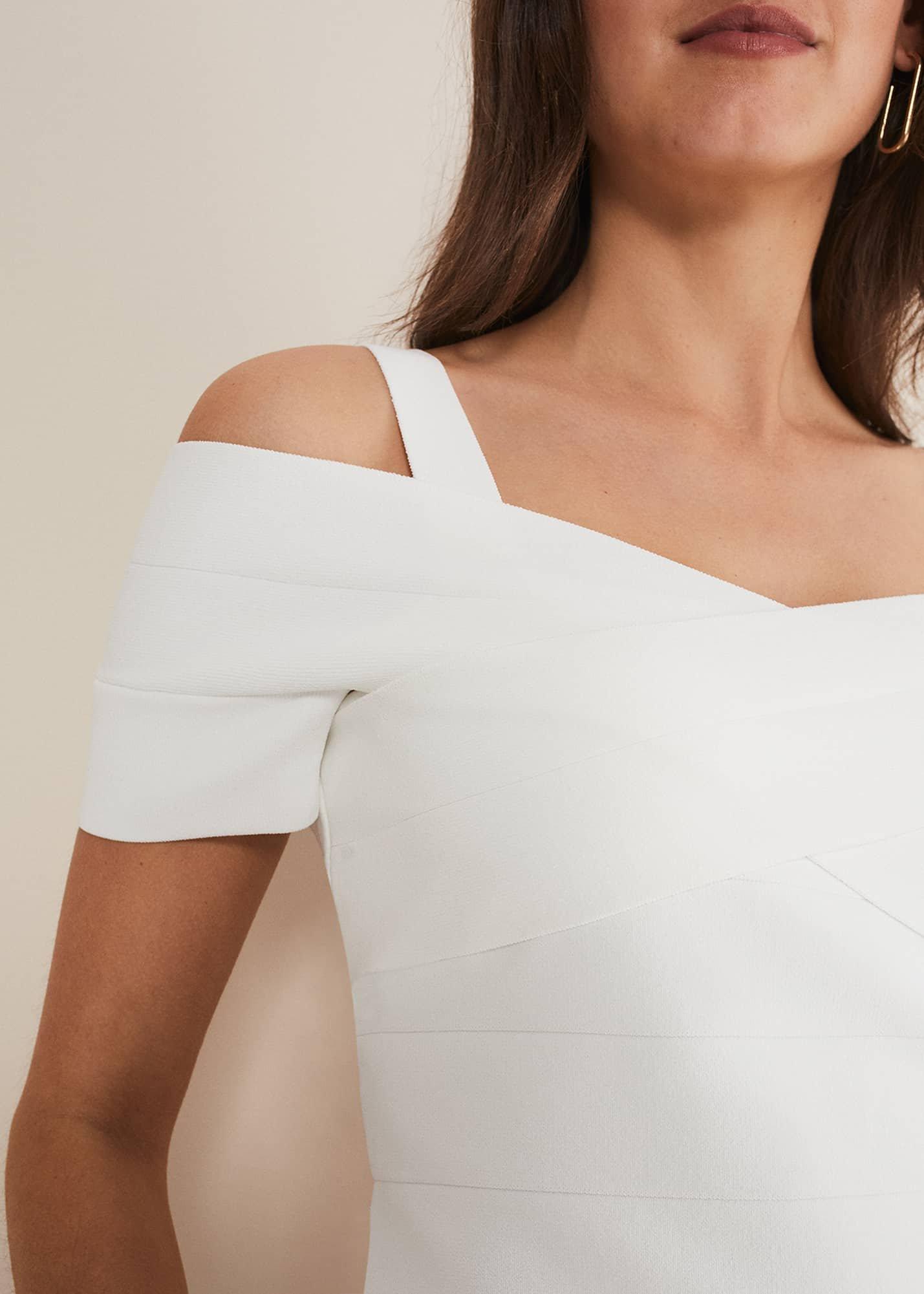 Jasmine Bardot Knitted Bandage Top