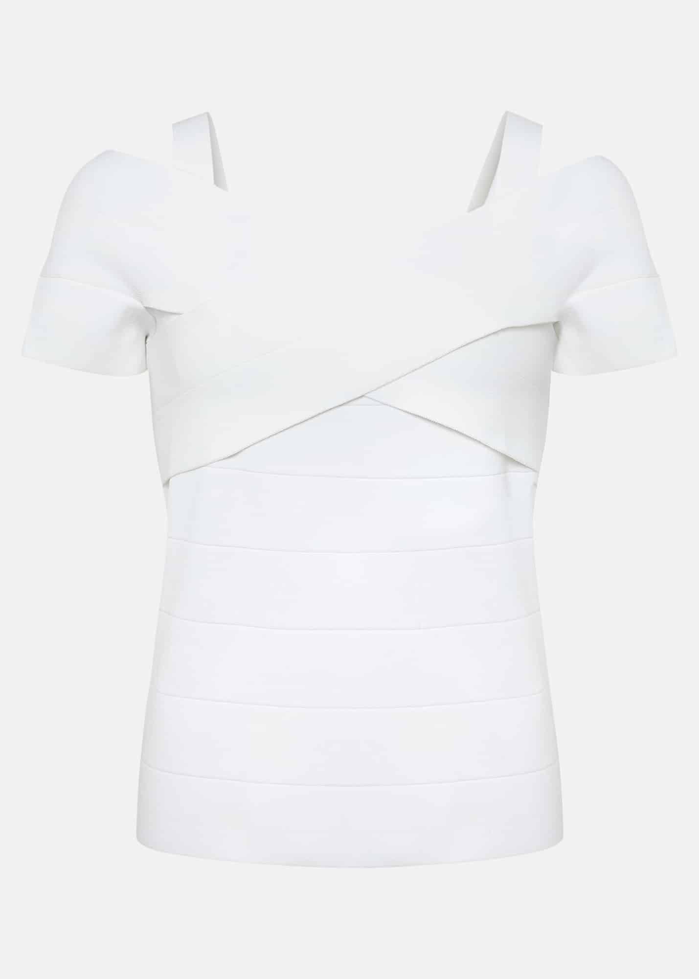 Jasmine Bardot Knitted Bandage Top