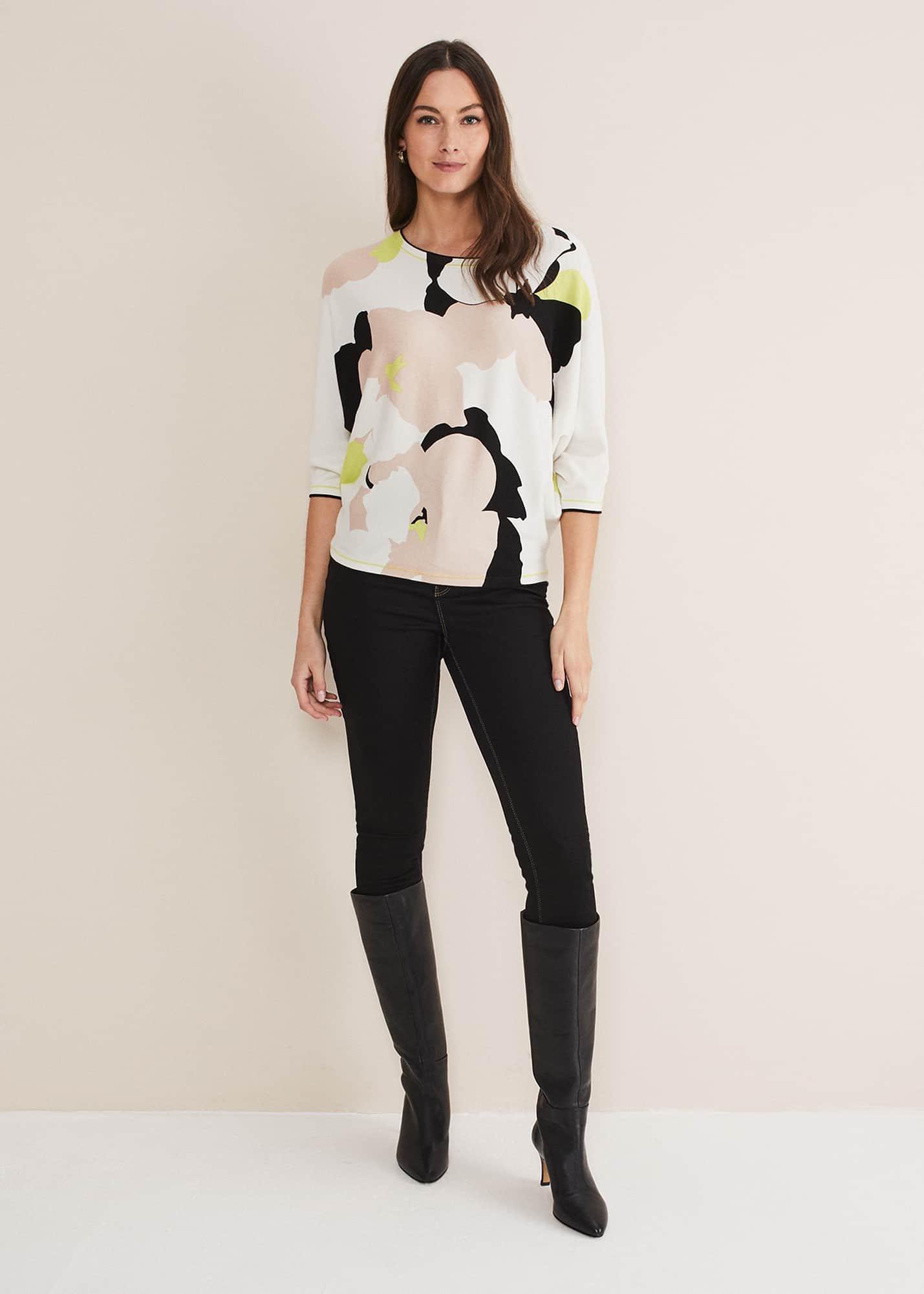 Aletta Floral Knitted Jumper