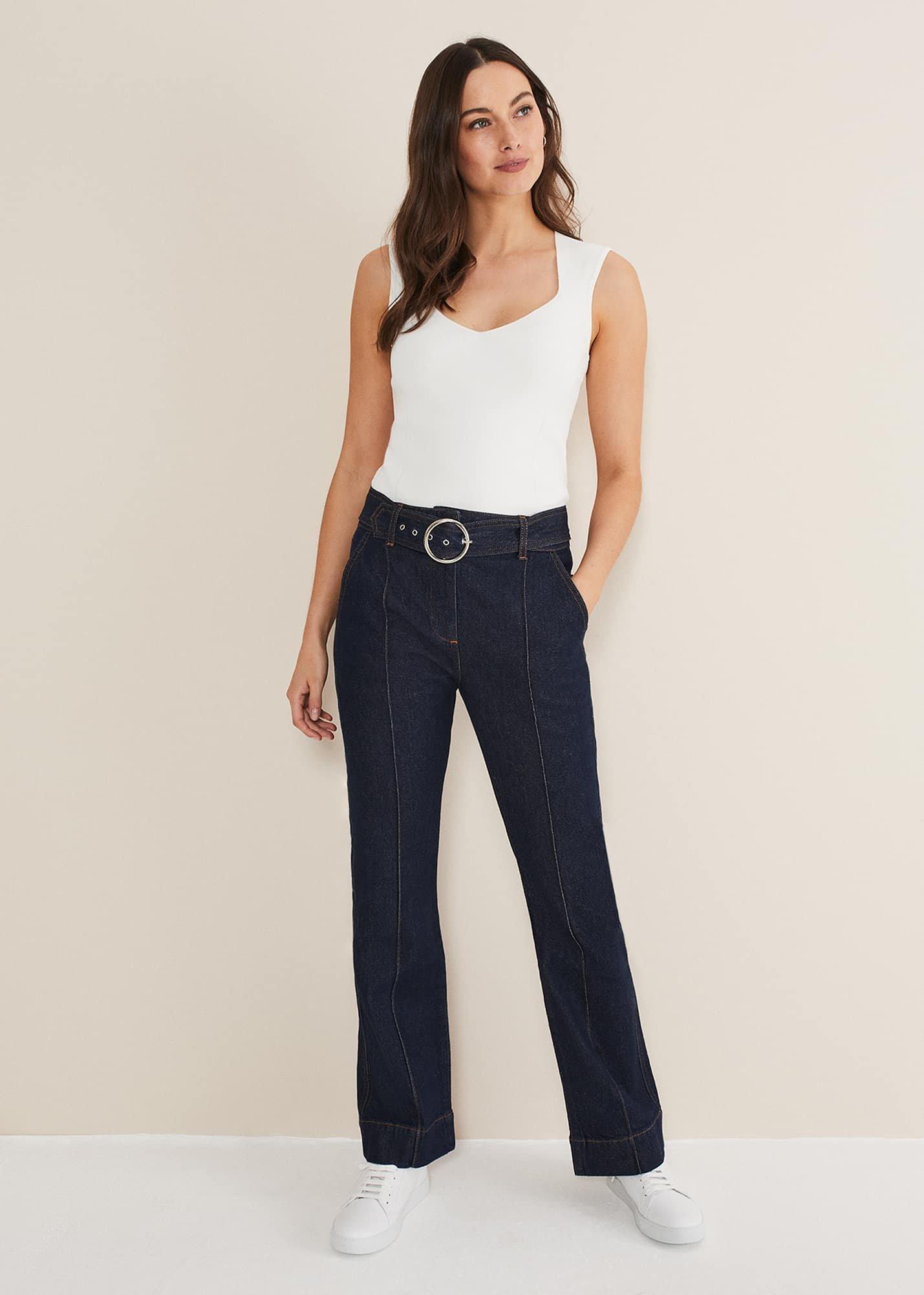 Halina Knitted Sweetheart Neck Top