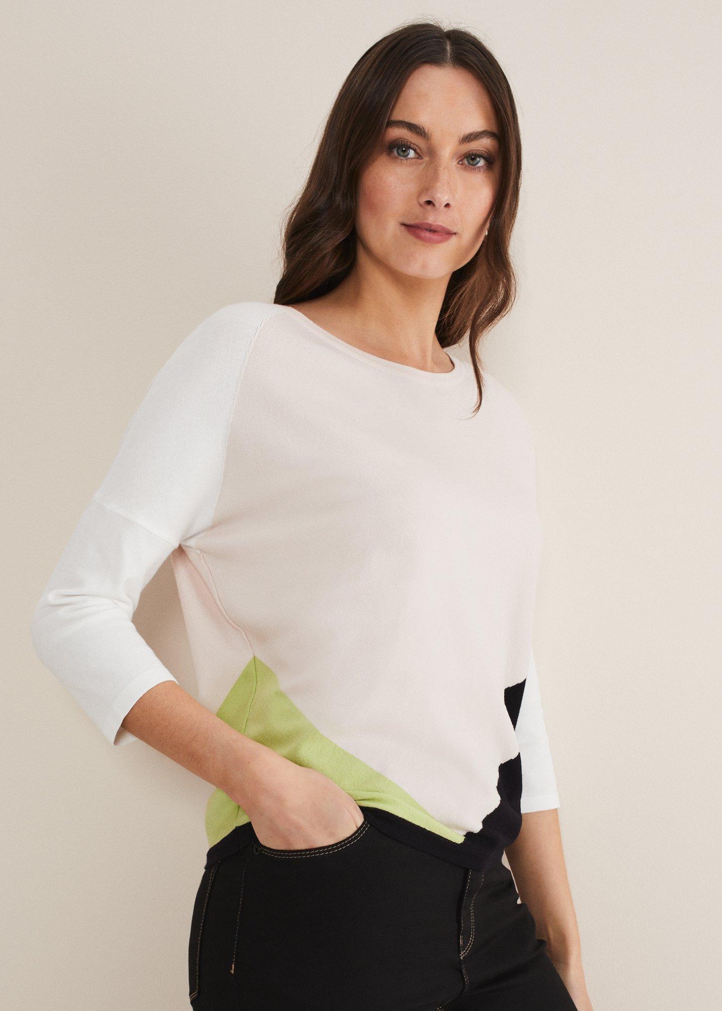 Noella Colour Block Jumper