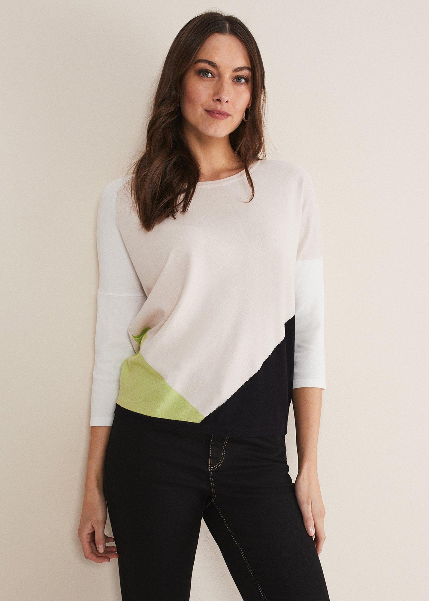 Noella Colour Block Jumper