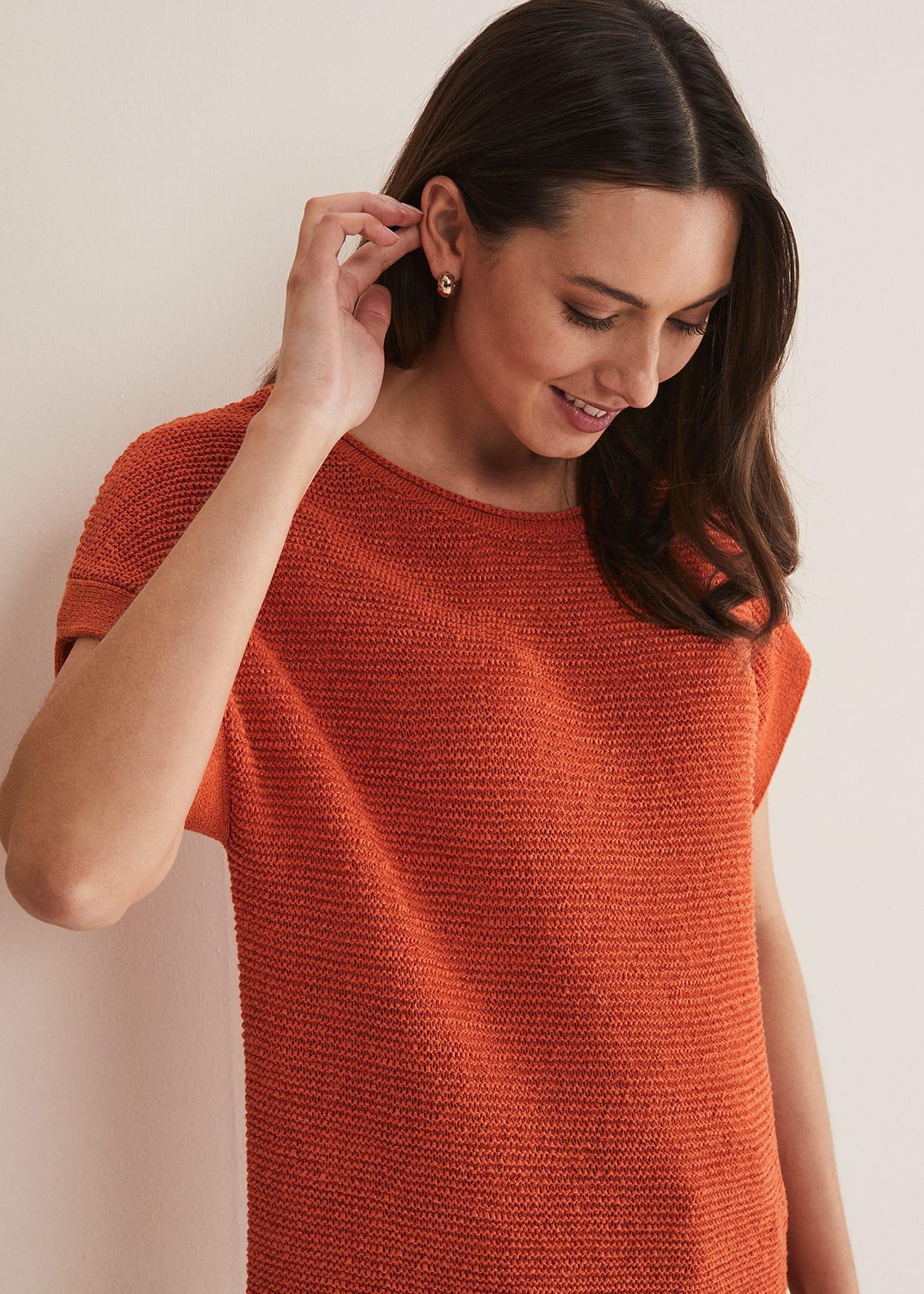 Lisa Short Sleeve Tape Knit
