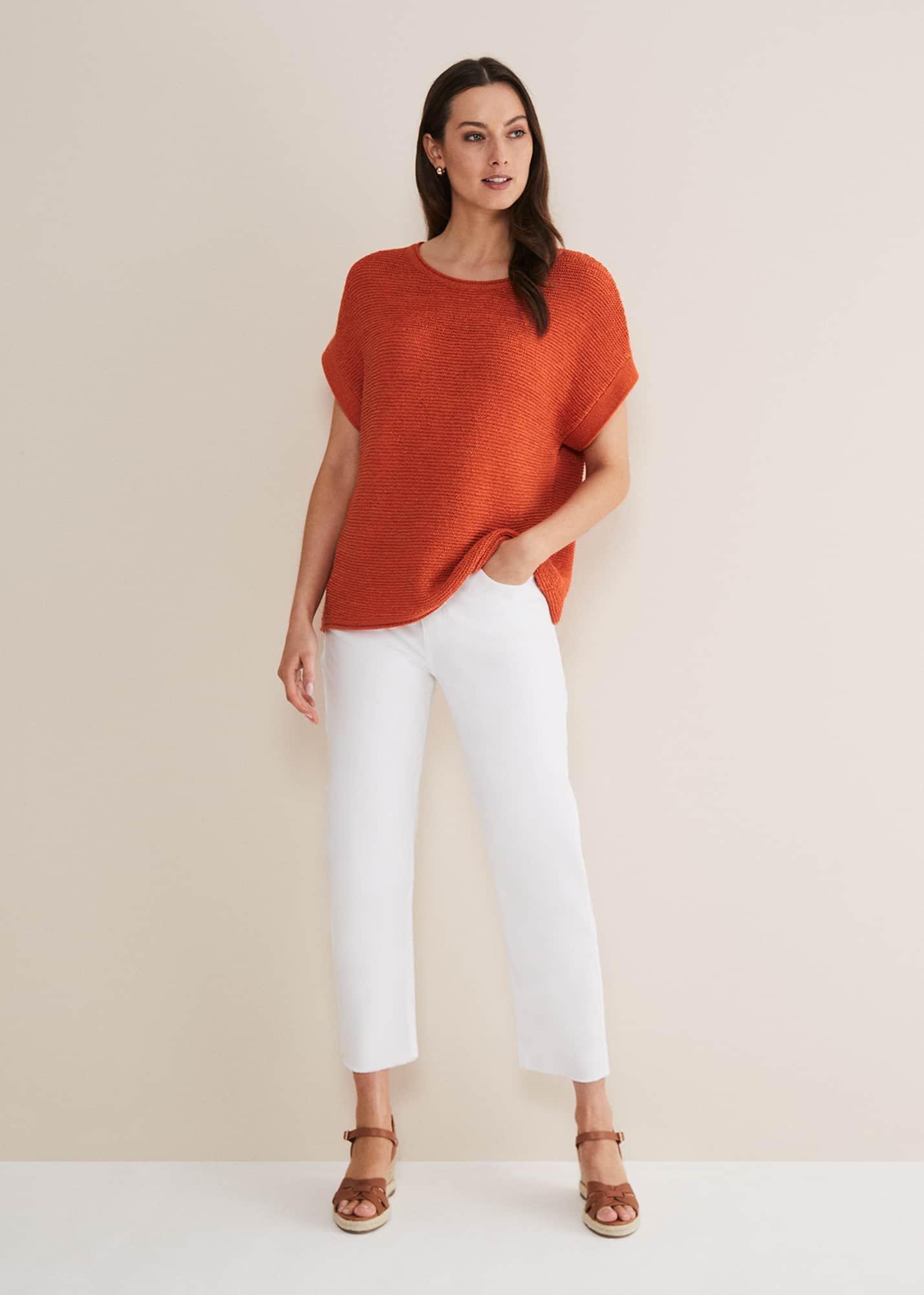 Lisa Short Sleeve Tape Knit