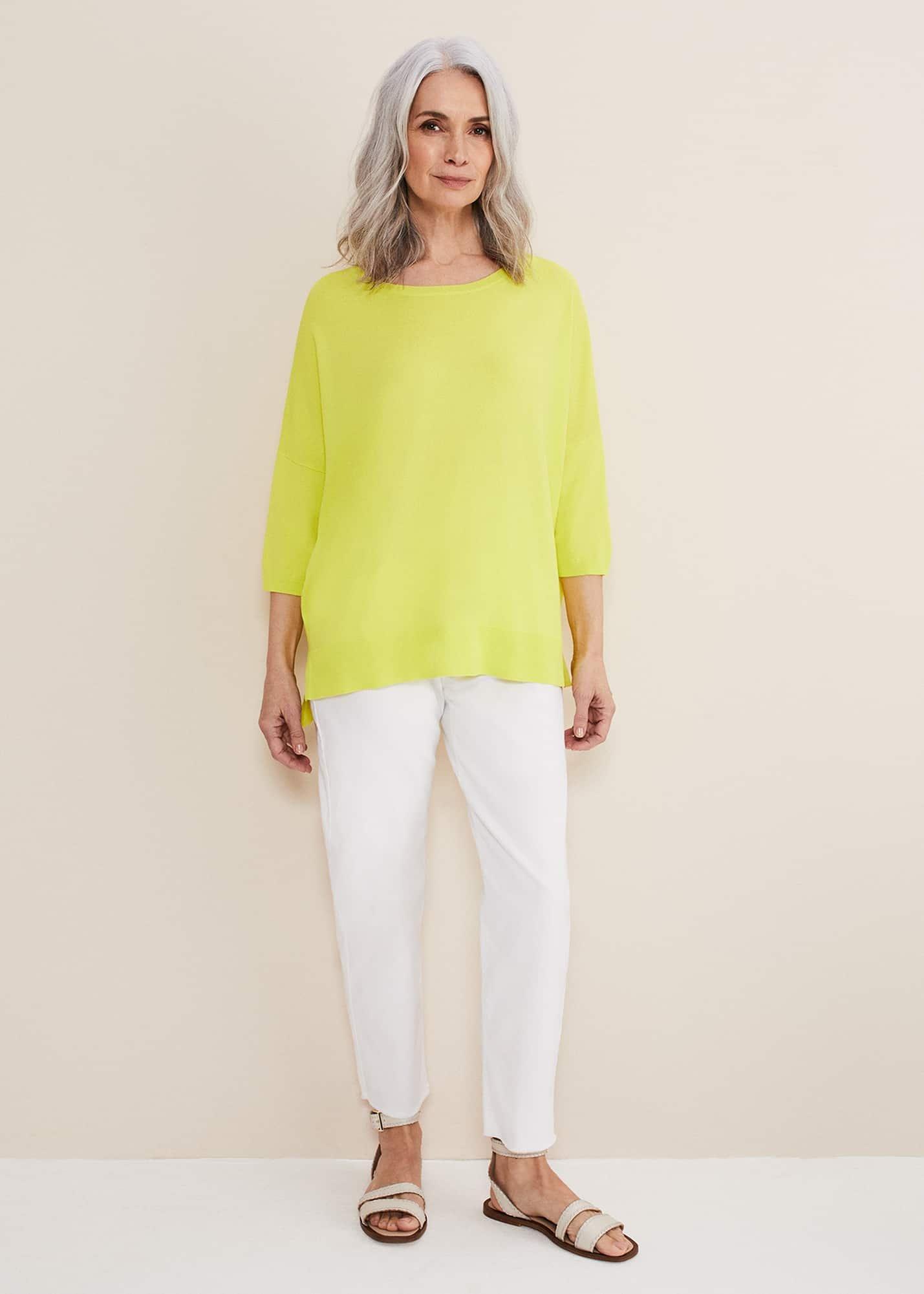 Adriana Stepped Hem Knit