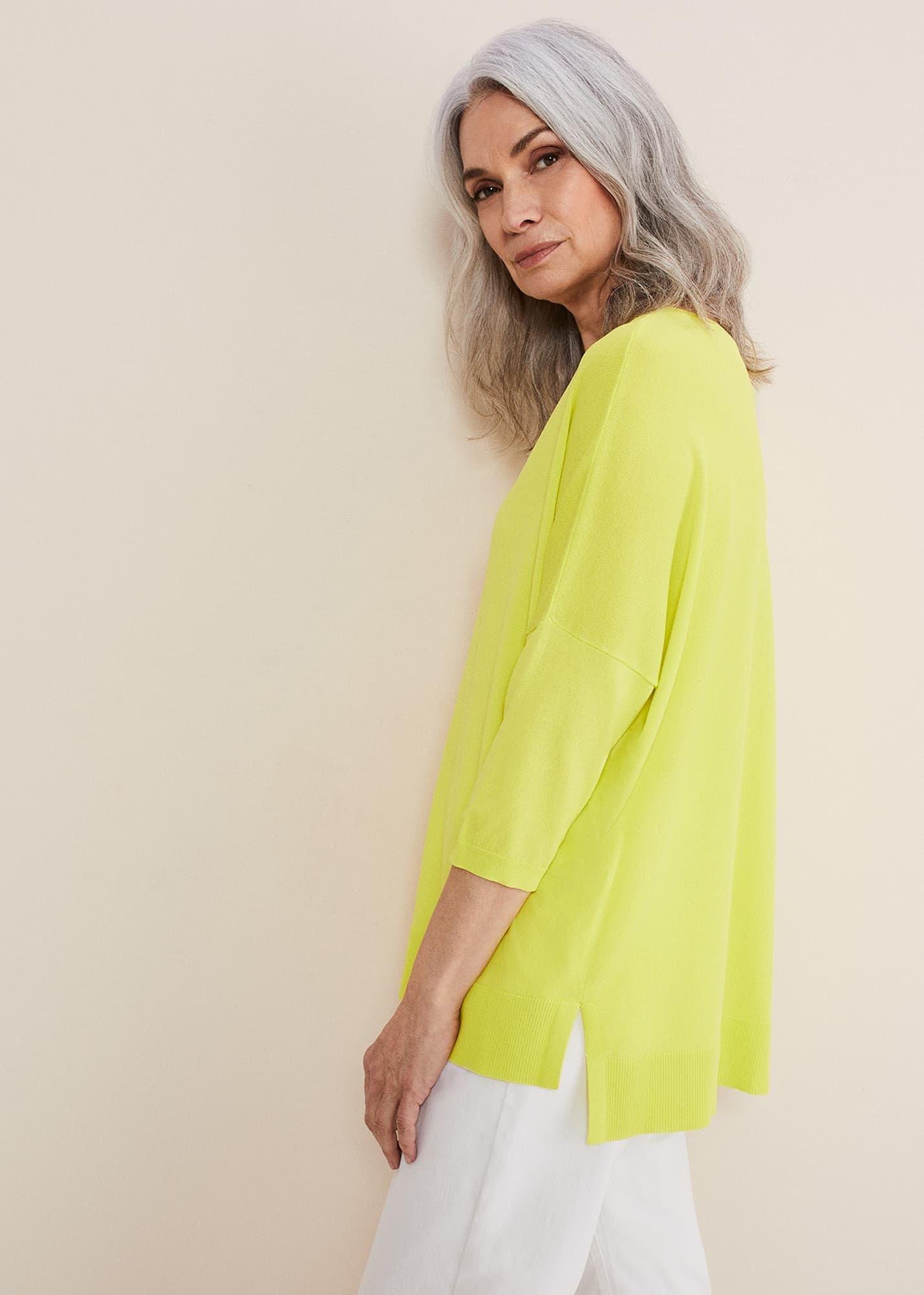 Adriana Stepped Hem Knit