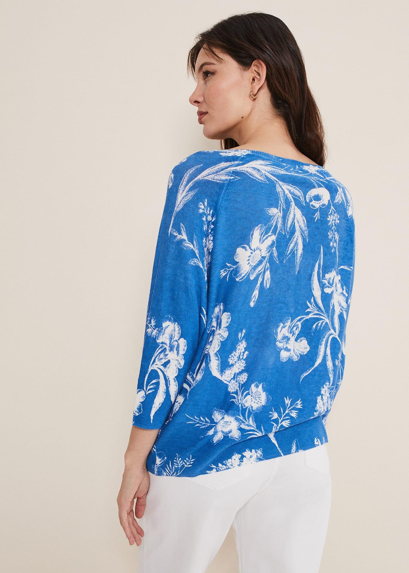 Celia Printed Linen Knit