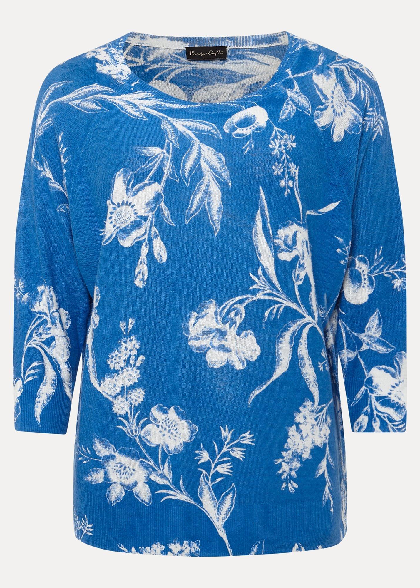 Celia Printed Linen Knit