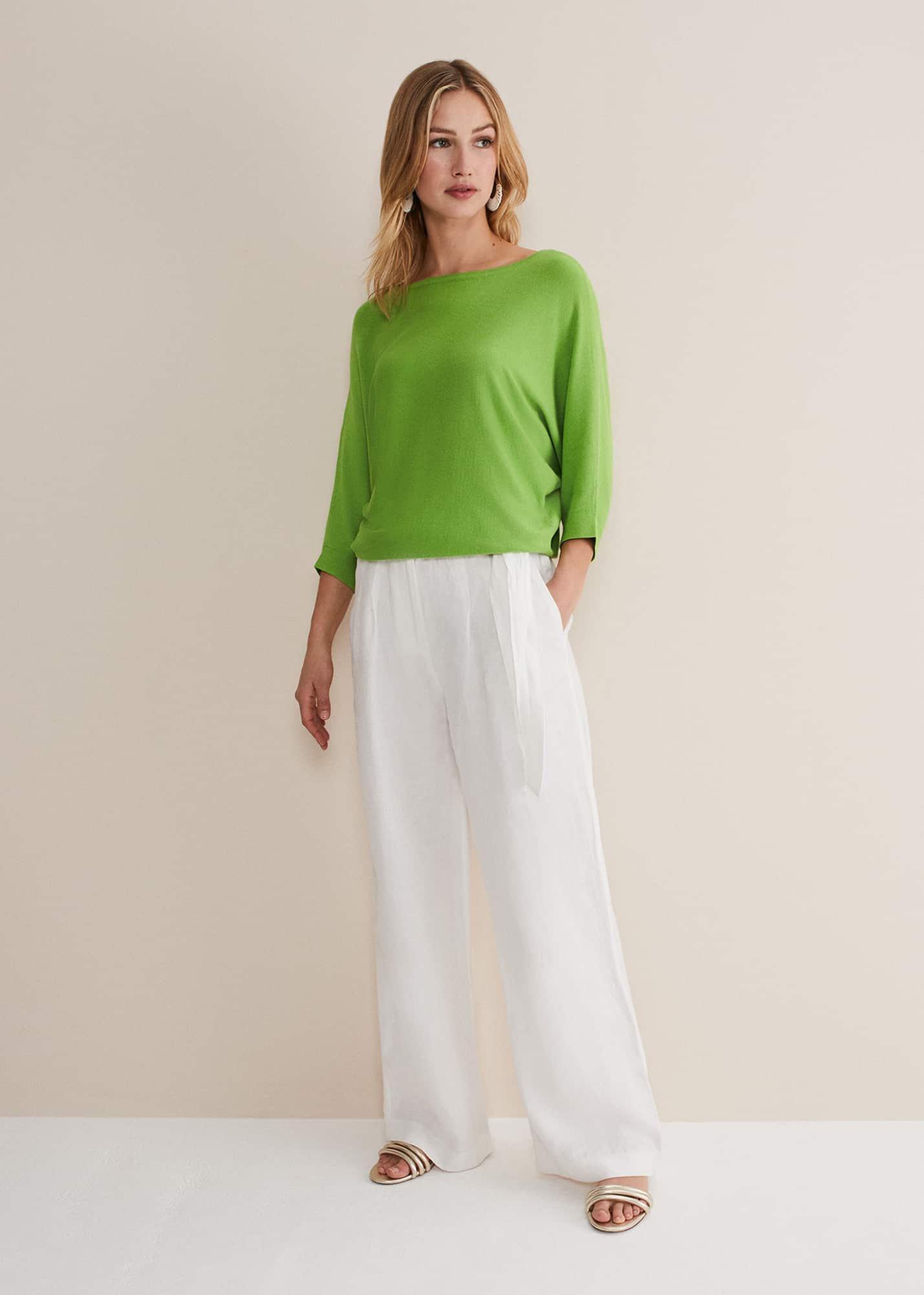 Cristine Fine Knit Batwing Jumper