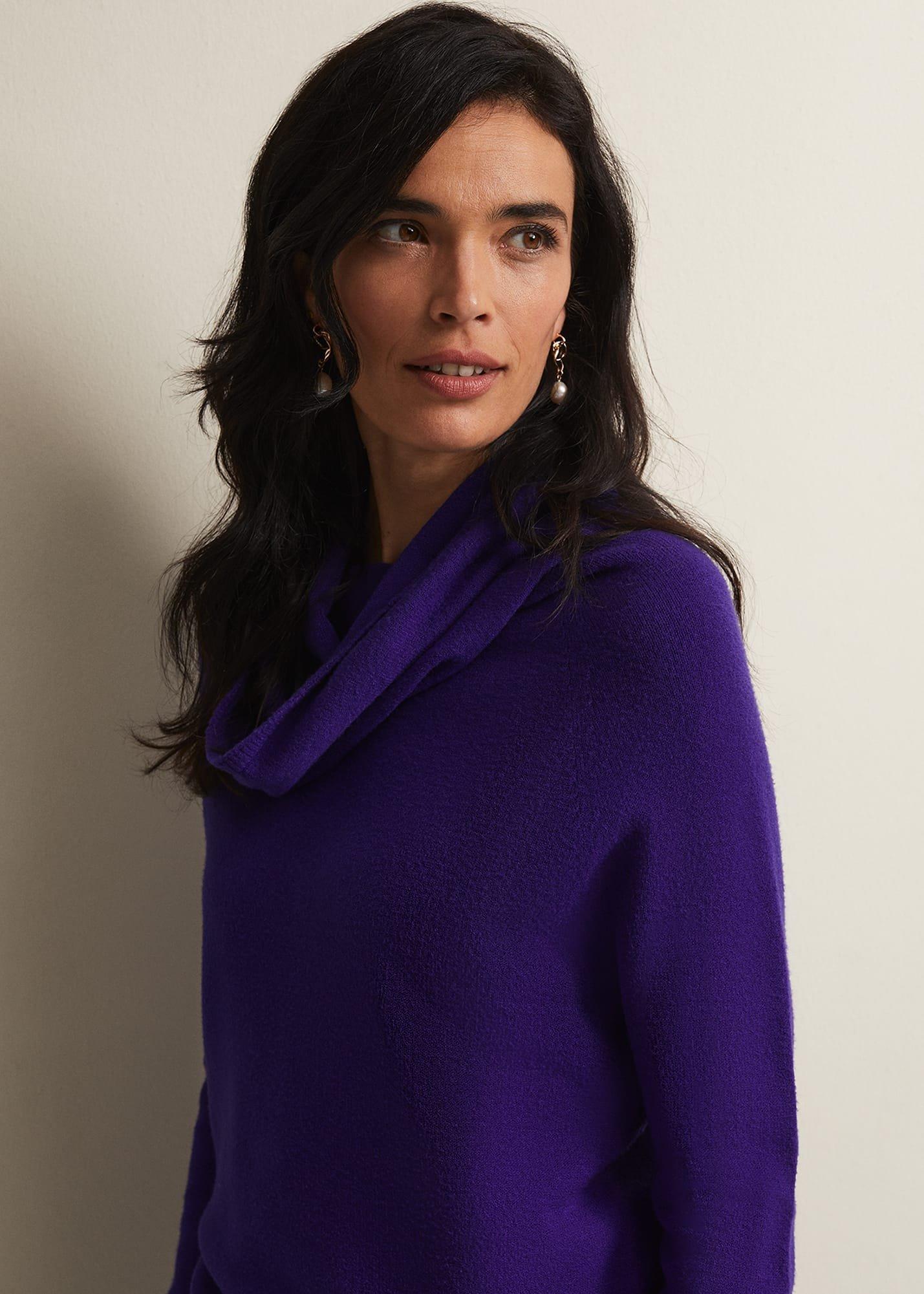 Rylee Fine Knit Roll Neck Jumper