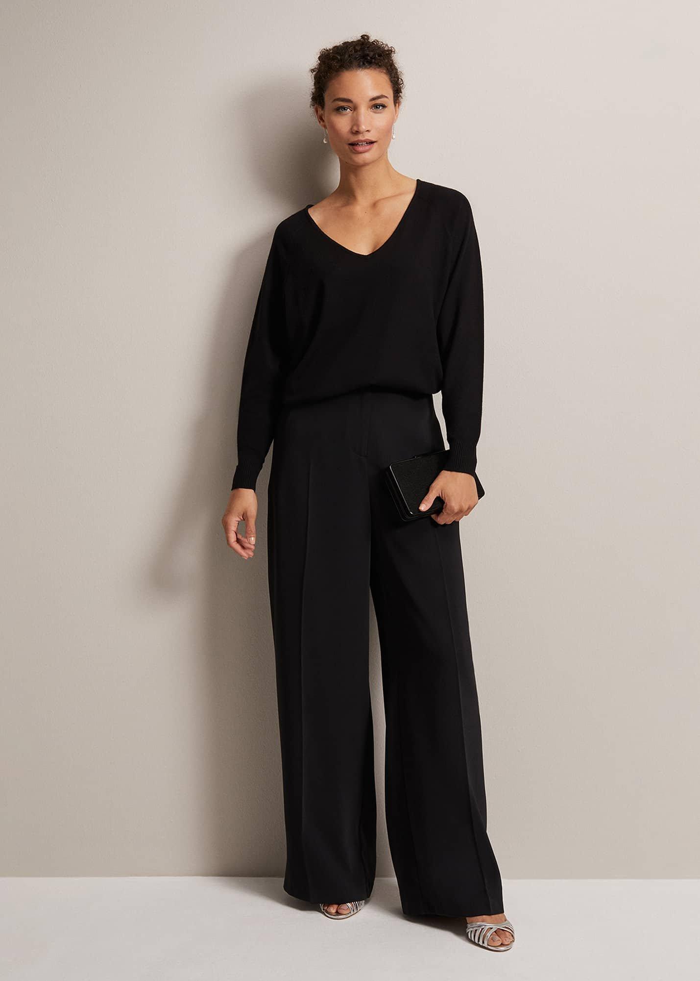 Senita Fine Knit V-Neck Jumper
