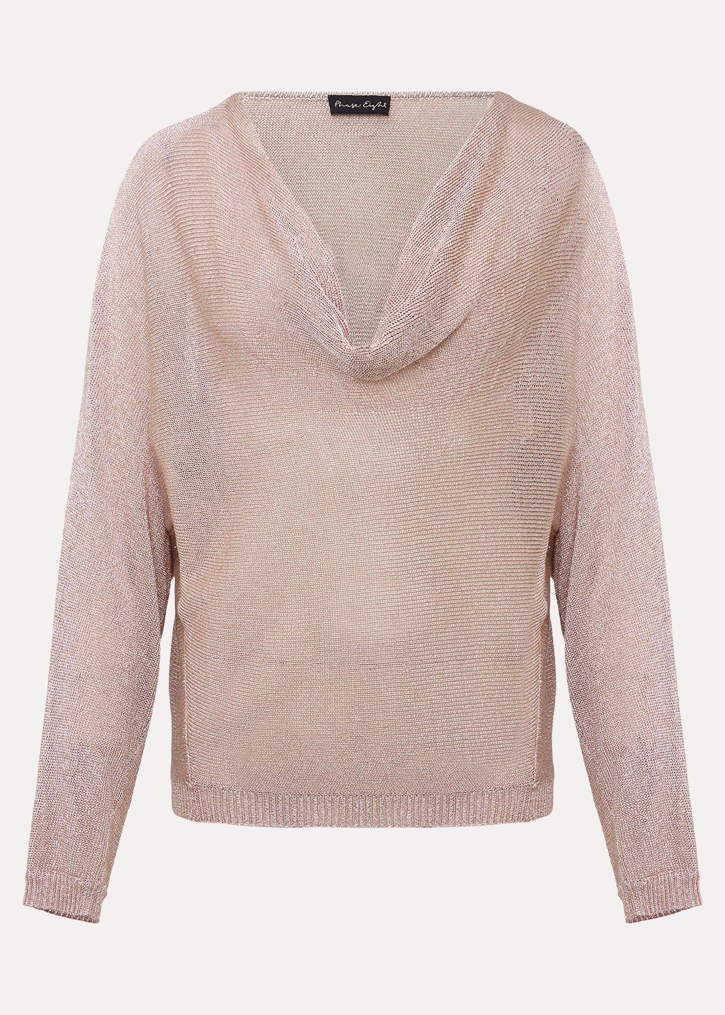 Malti Metallic Cowl Neck Knit
