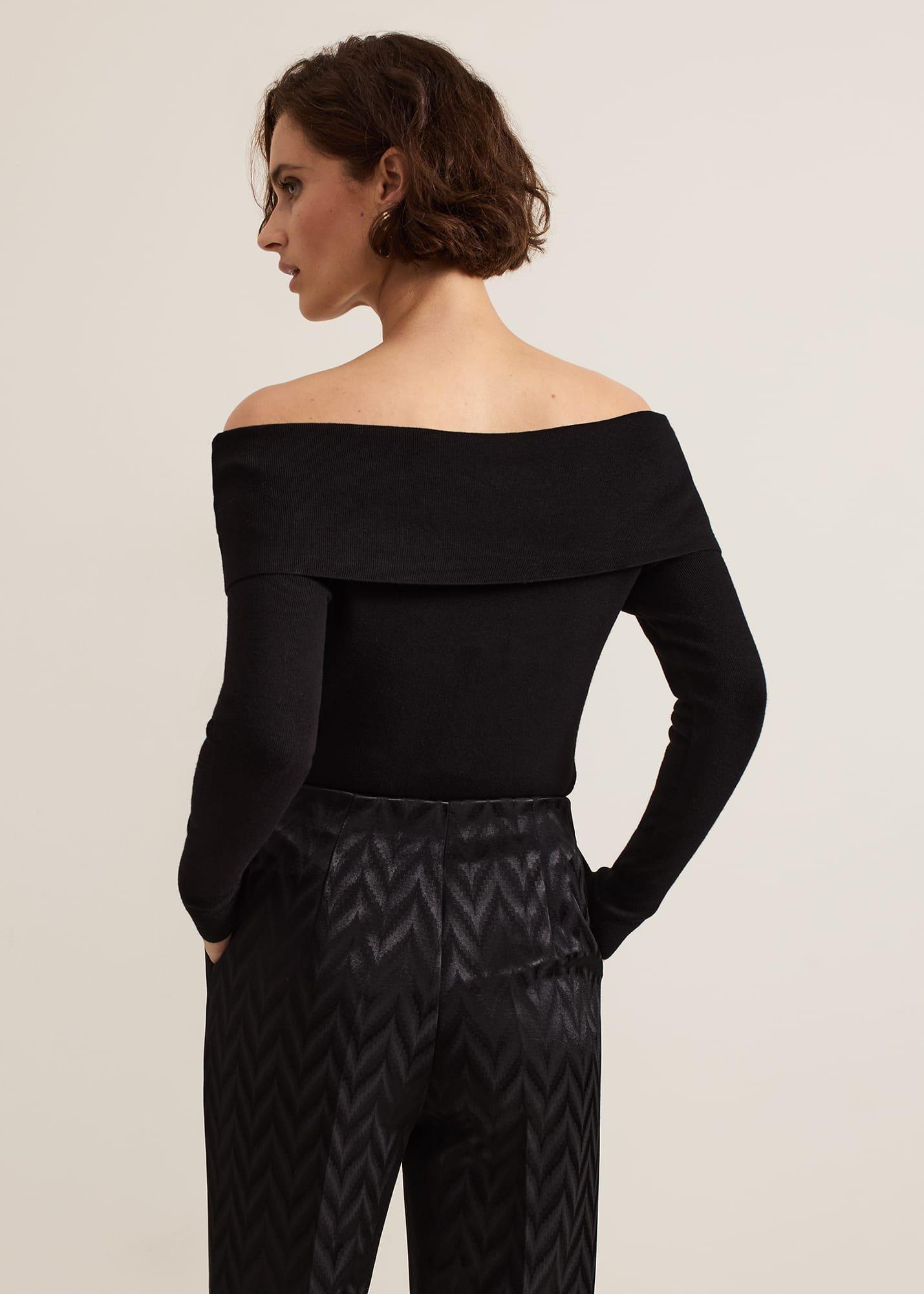 Nya Fine Knit Bardot Top