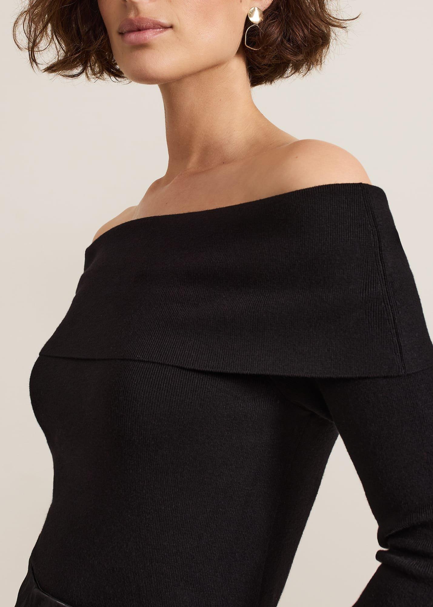 Nya Fine Knit Bardot Top