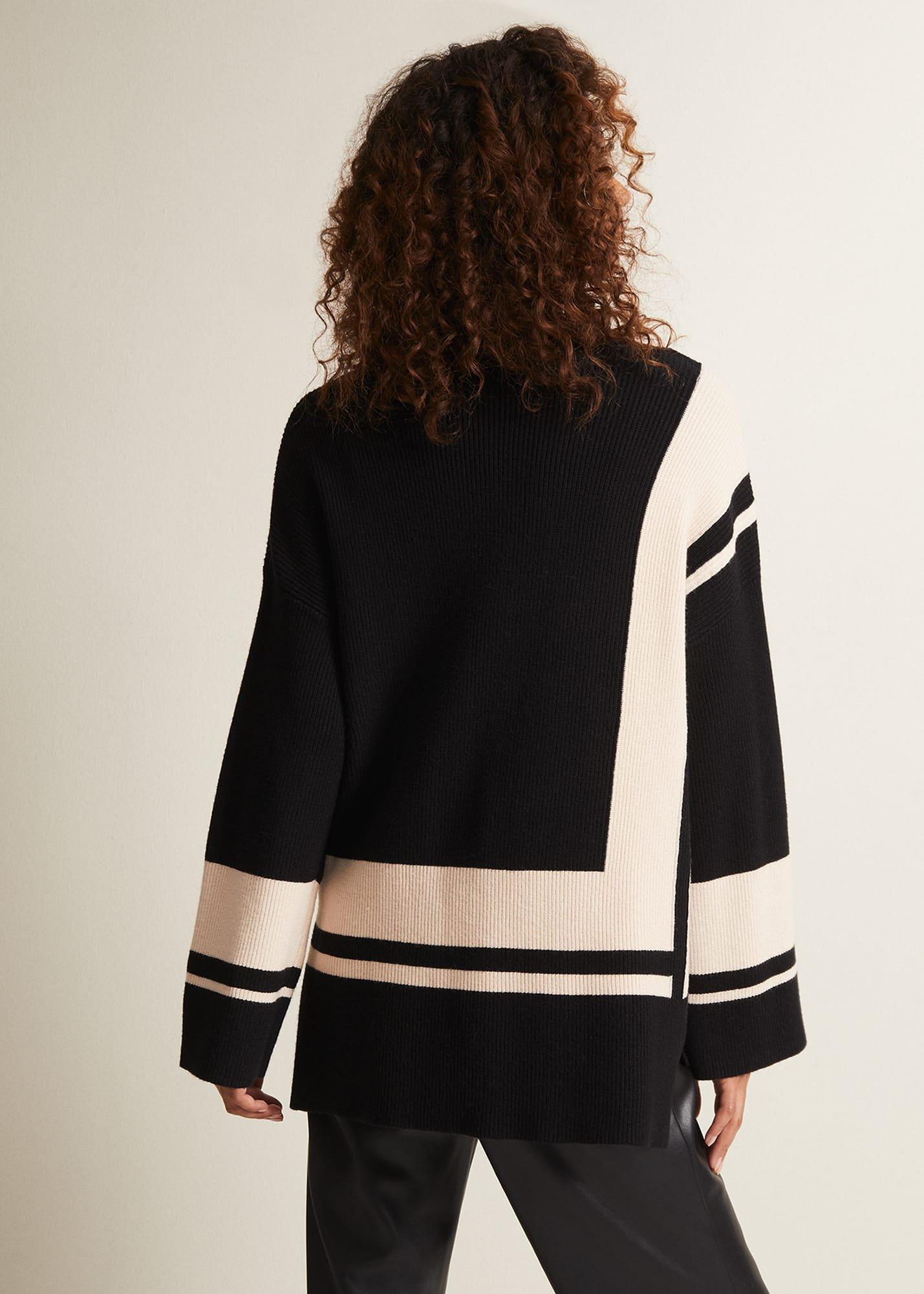Kayleigh Striped Chunky Knit Jumper