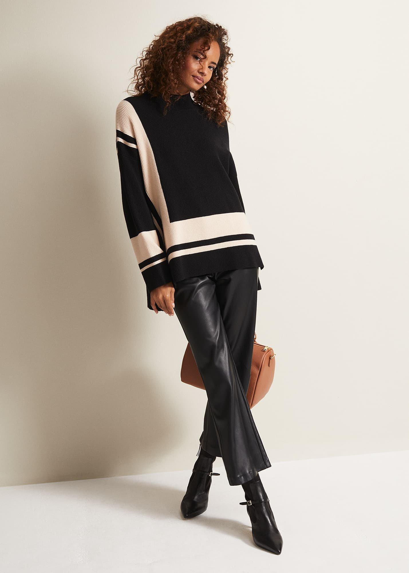 Kayleigh Striped Chunky Knit Jumper