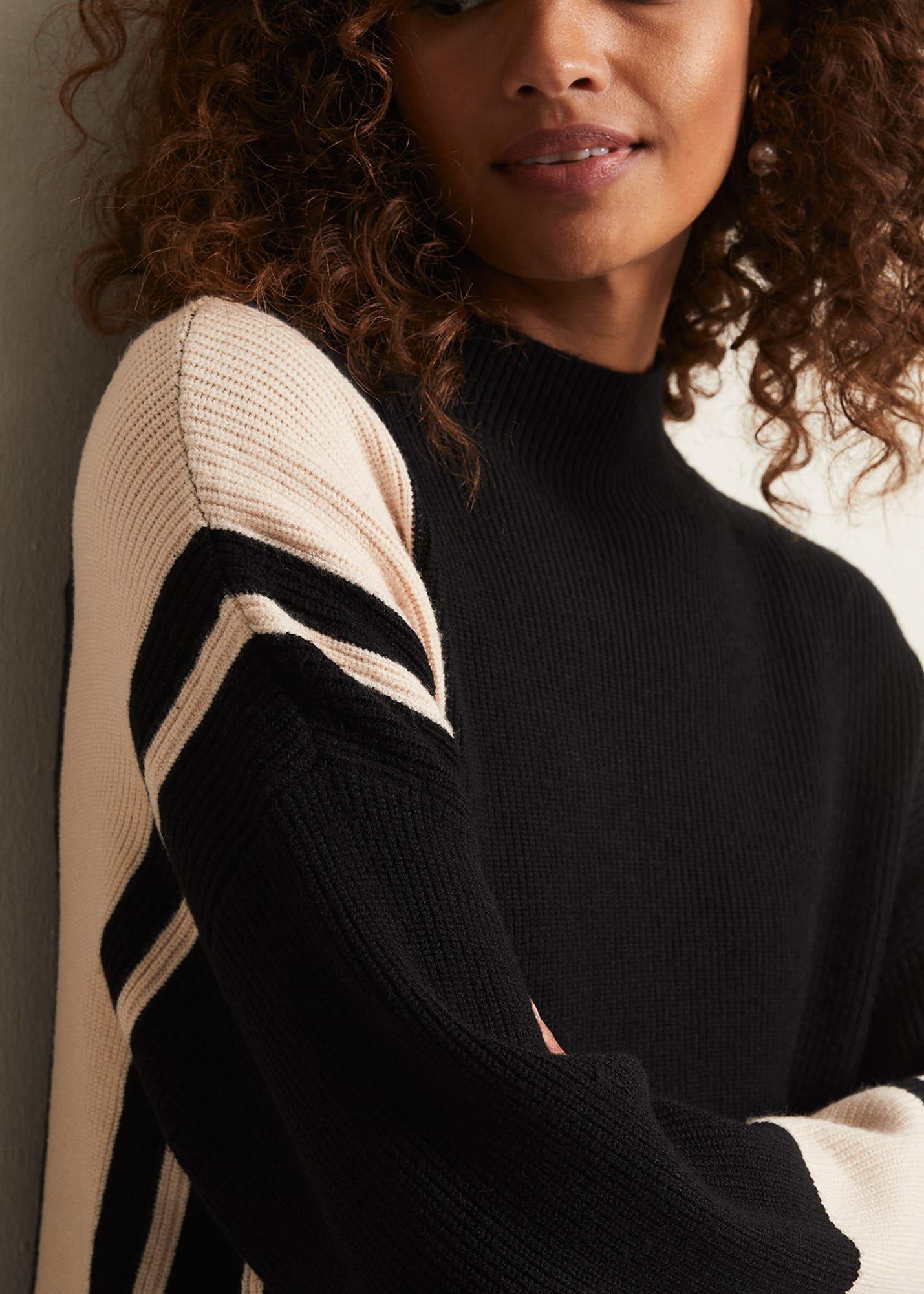 Kayleigh Striped Chunky Knit Jumper