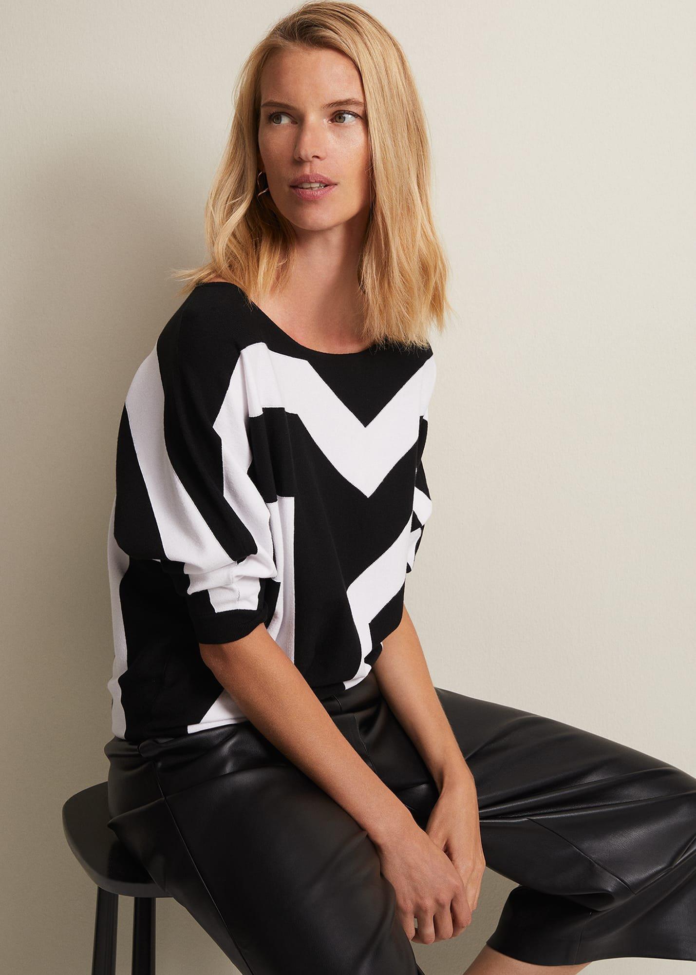 Jadey Geo Batwing Jumper