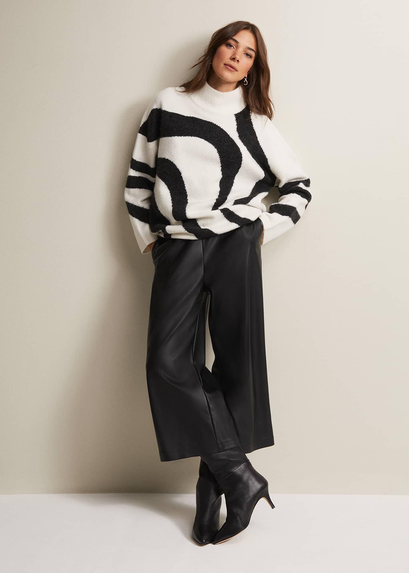 Briony Swirl Print Jumper