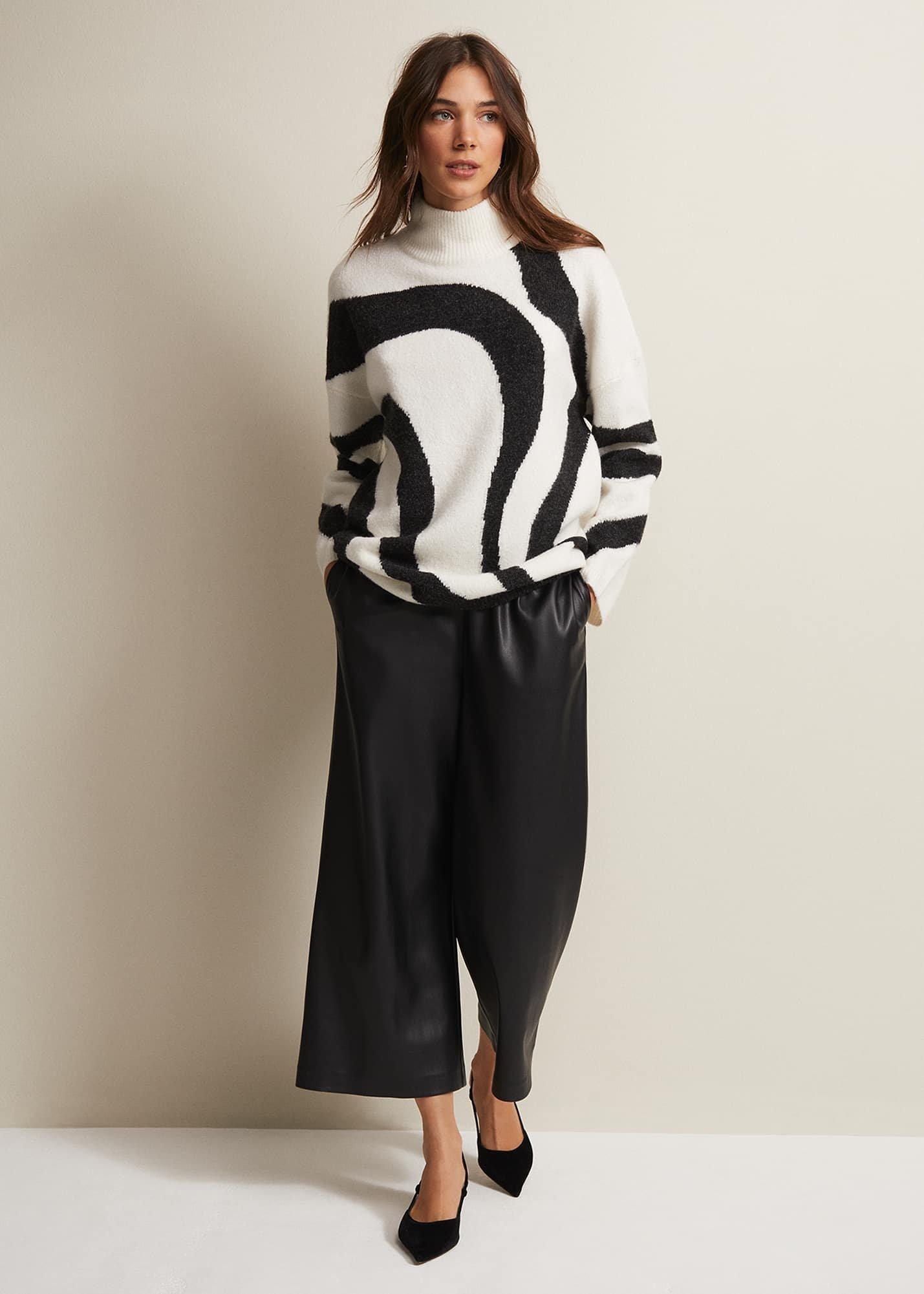 Briony Swirl Print Jumper