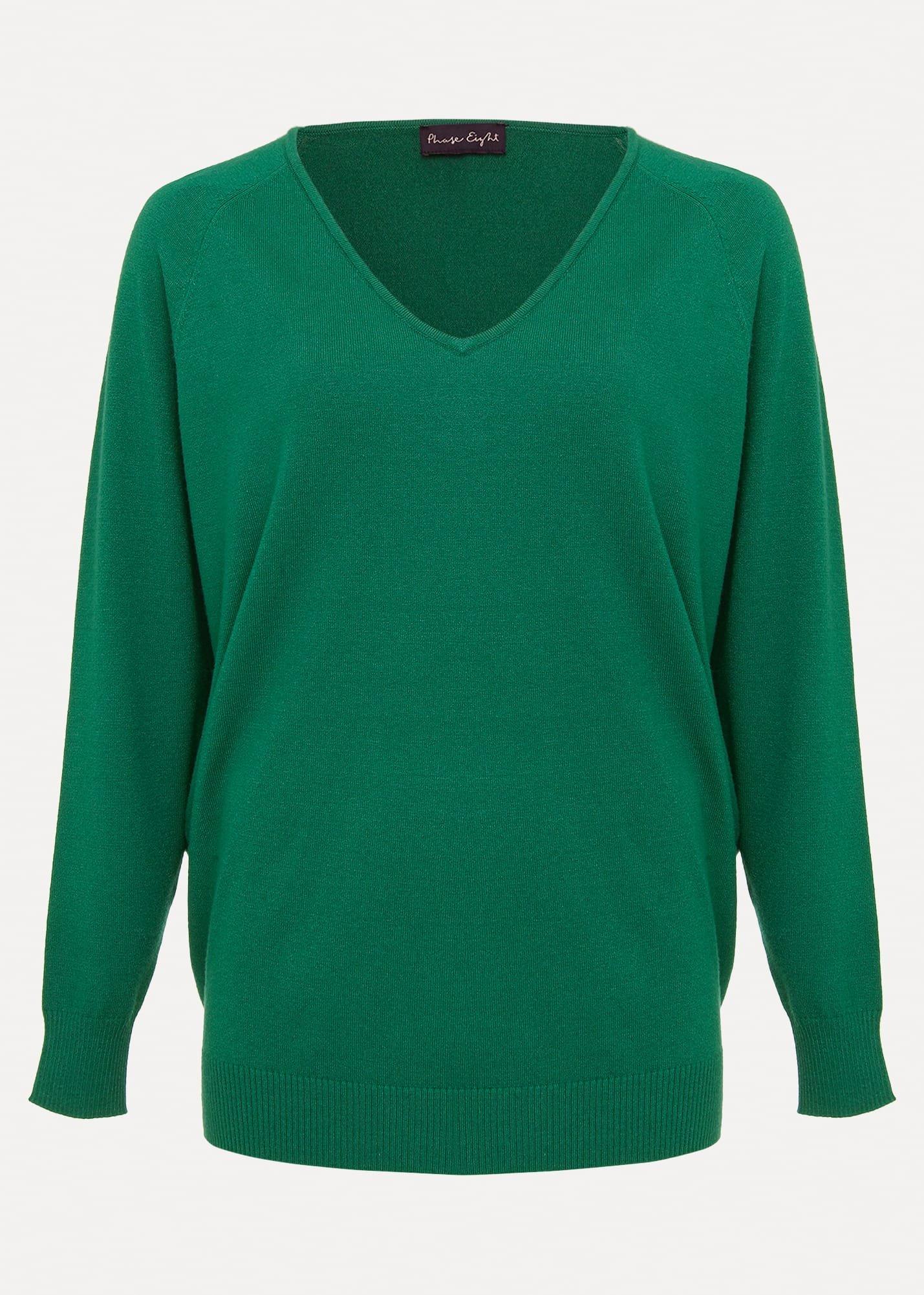 Senita Fine Knit V-Neck Jumper