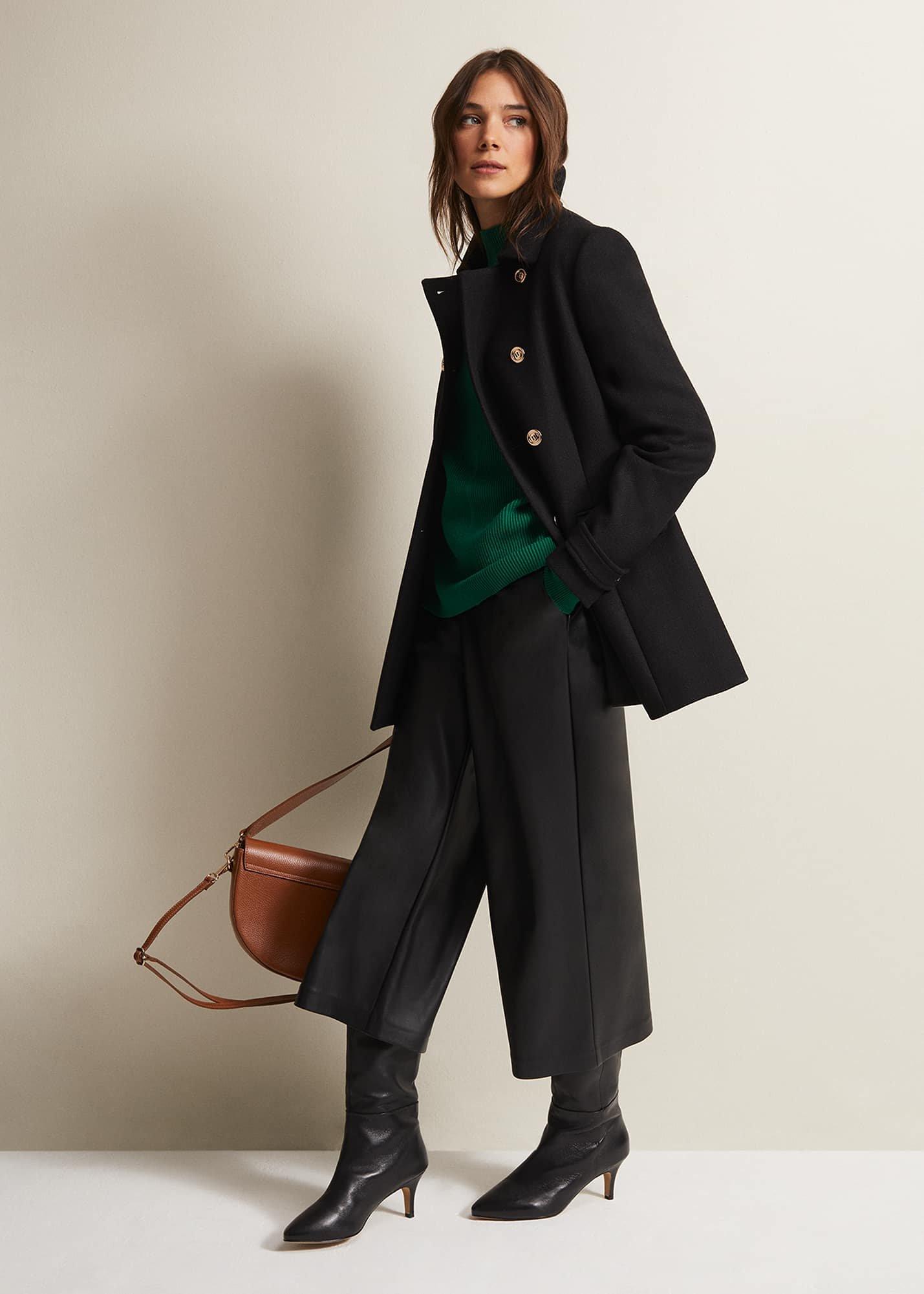 Hannah Green Ribbed Jumper