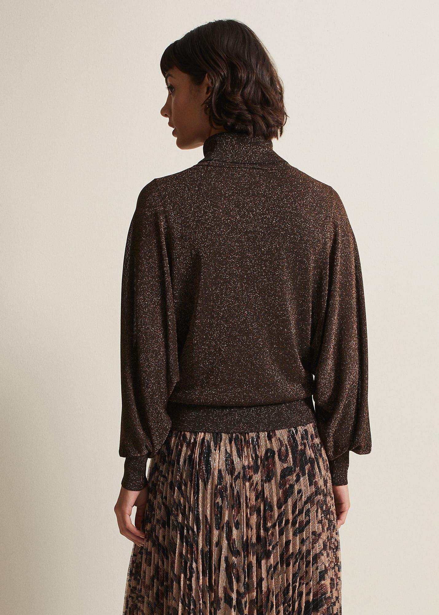 Annalise Lurex Batwing Jumper