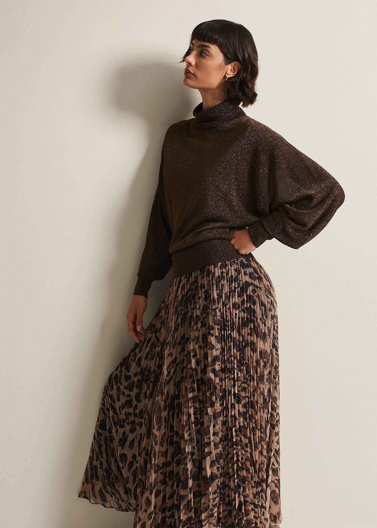 Annalise Lurex Batwing Jumper